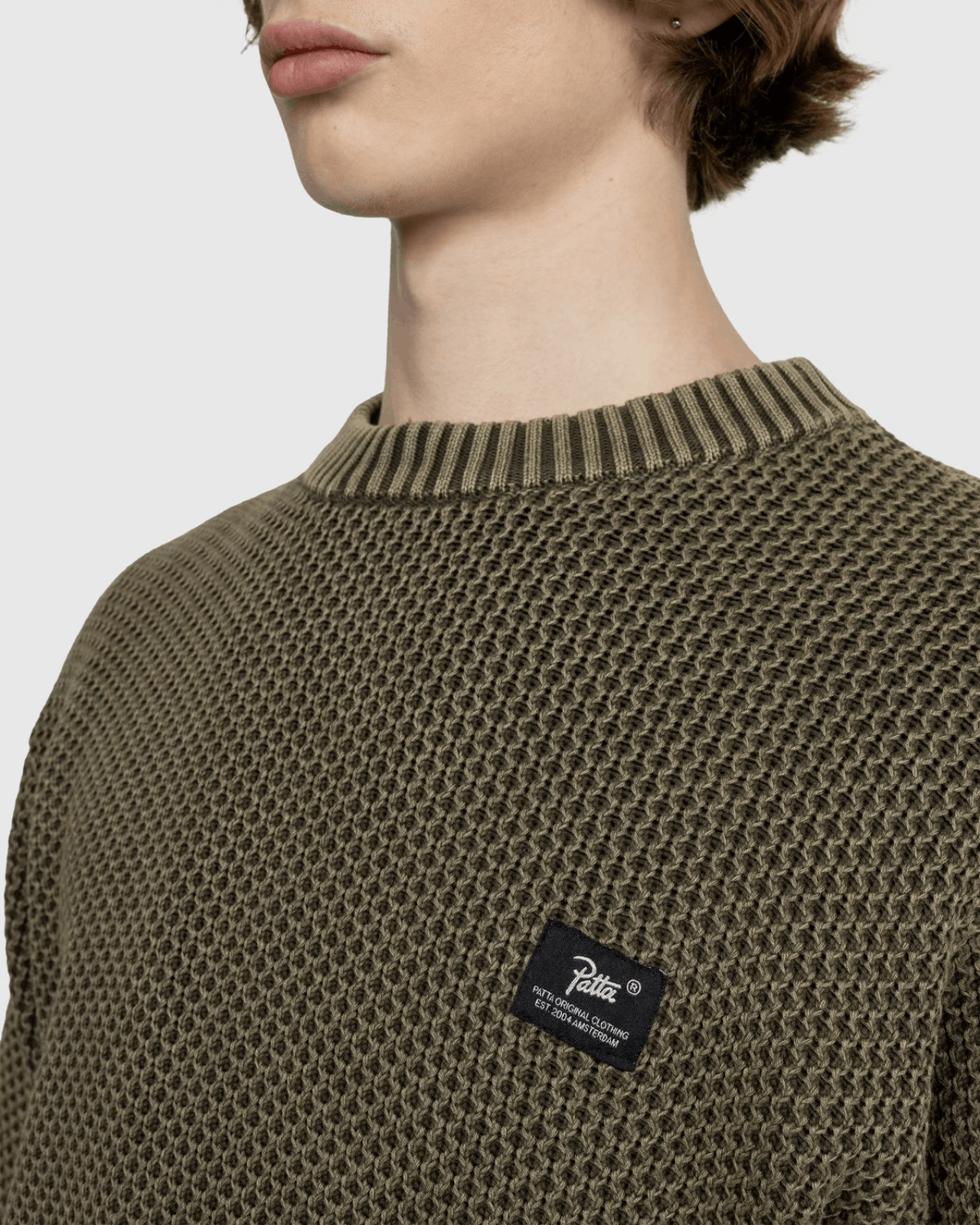 Patta Patta Honeycomb Knitted Sweater XXL AMSTERDAM Size US XXL / EU 58 / 5 - 5 Thumbnail