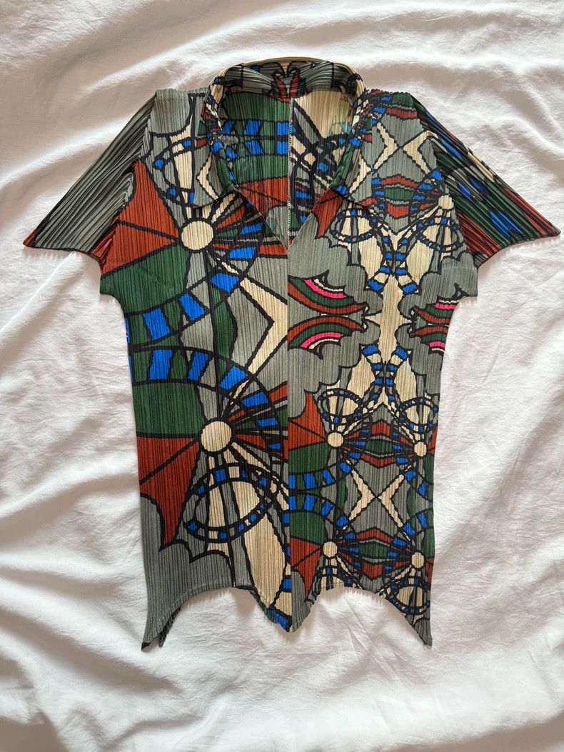 Issey Miyake issey miyake size:3 Windmill short sleeve 2505-Nextarrow Size XXS / US 00 / IT 34 - 2 Thumbnail