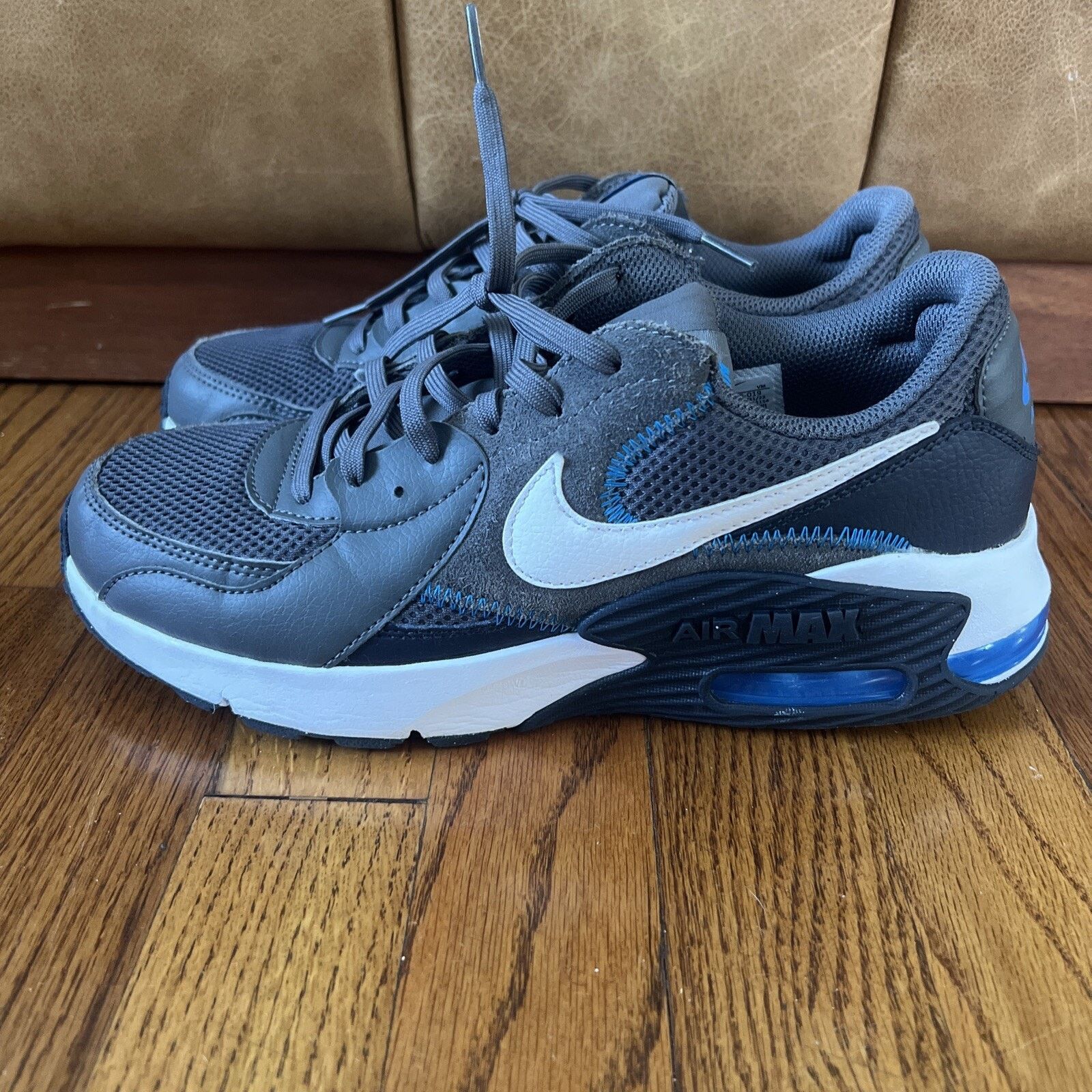 Nike Sz8 Nike Air Max Excee Men's Shoe Iron Grey/White-Photo Blue Size US 8 / EU 41 - 2 Thumbnail