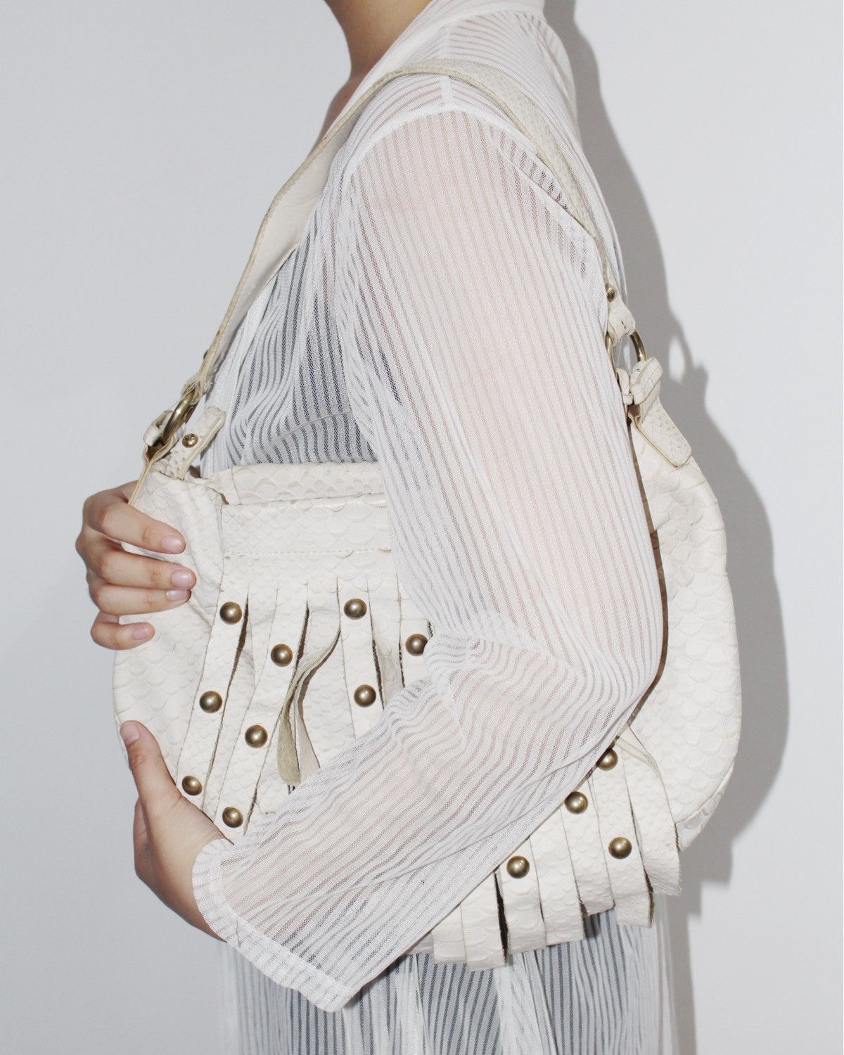 Furla 2000S FURLA PYTHON LEATHER HAND BAG Size ONE SIZE - 1 Thumbnail