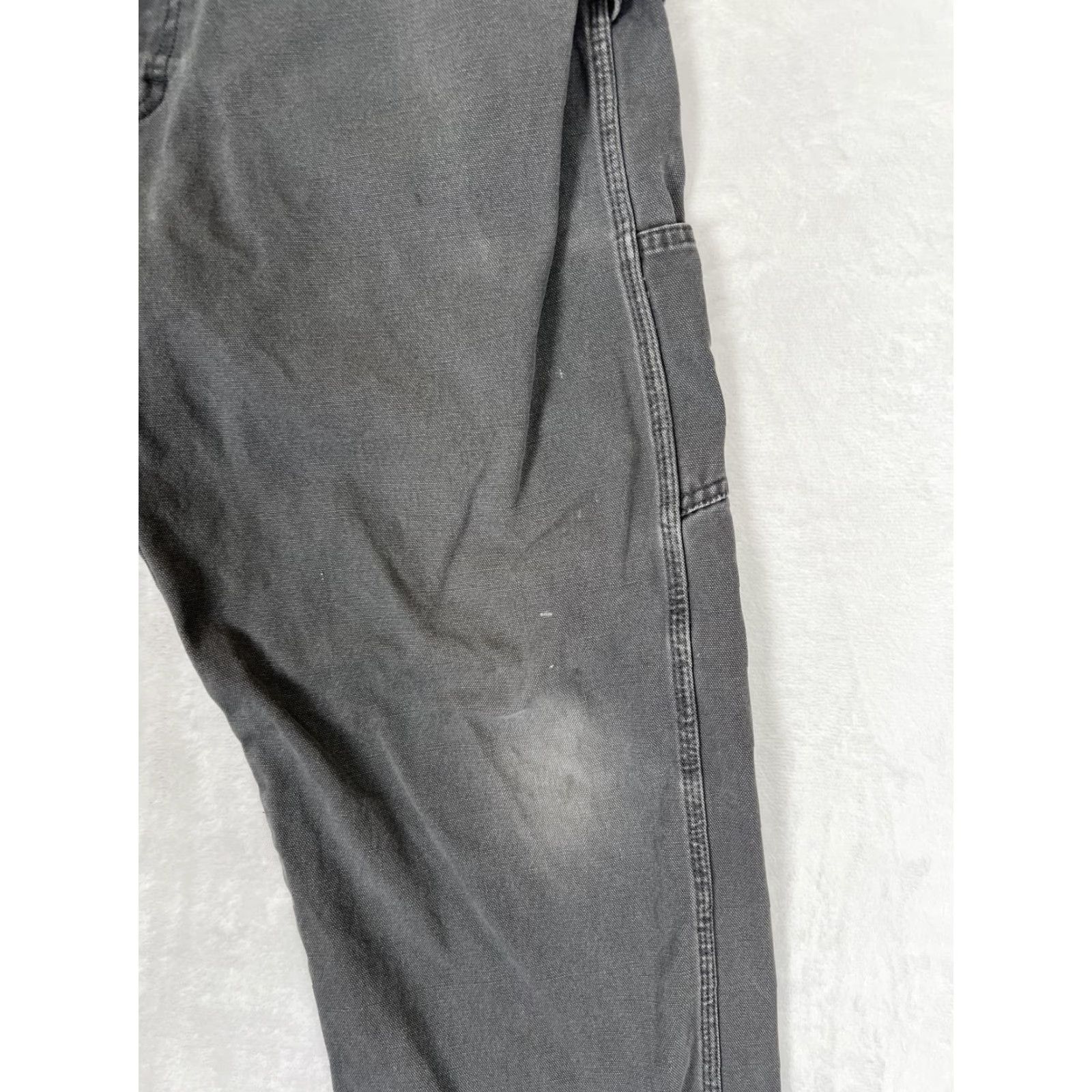 Dickies VINTAGE Dickies Carpenter Denim Jeans Mens 36x30 Gray Denim Workwear Straight 36 Inseam Cotton Zip Fly Pockets Hammer Loop Mens Size US 36 / EU 52 - 2 Thumbnail