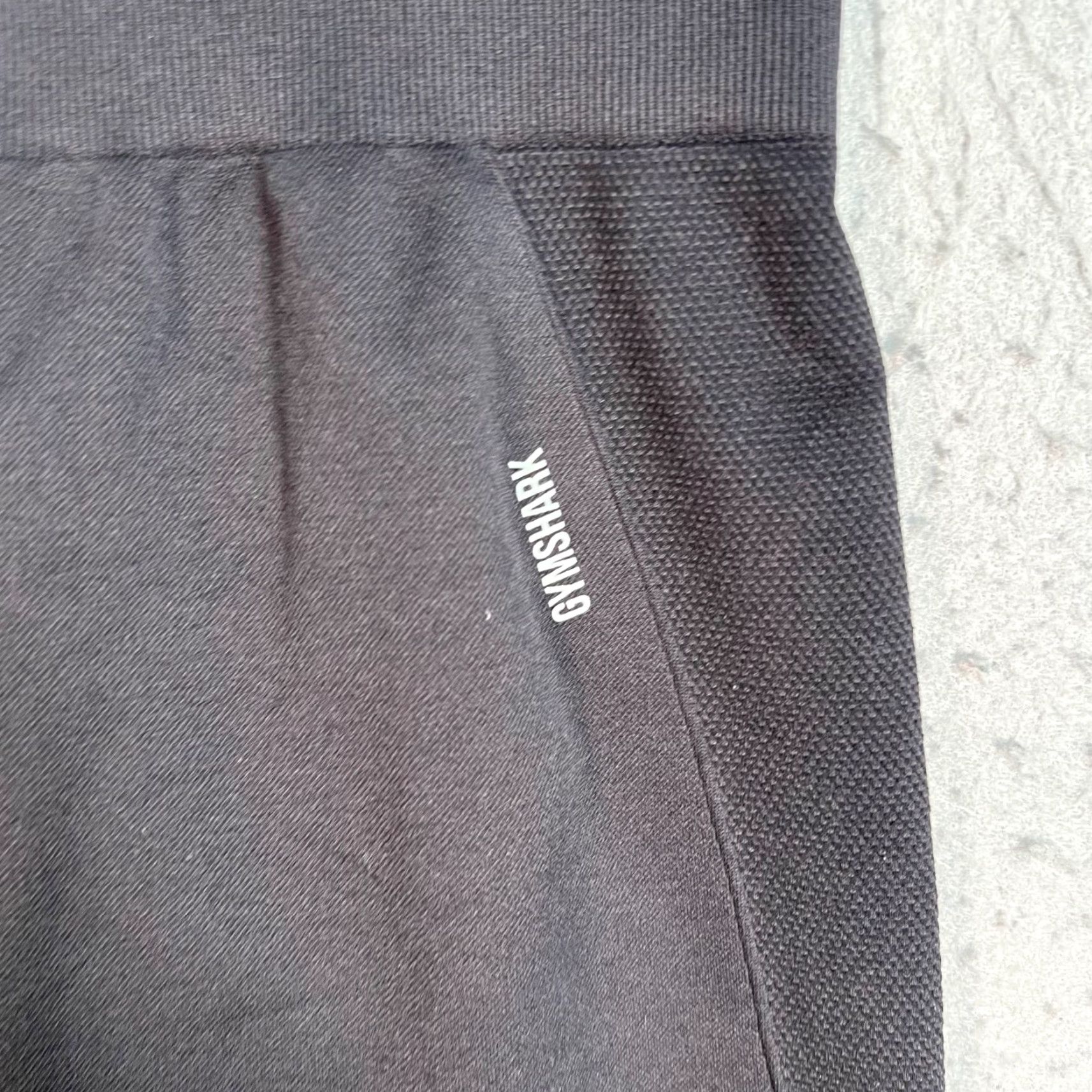 Gymshark VINTAGE Gymshark Womens XS Black High-Waisted Compression Shorts Size 26" / US 2 / IT 38 - 3 Thumbnail