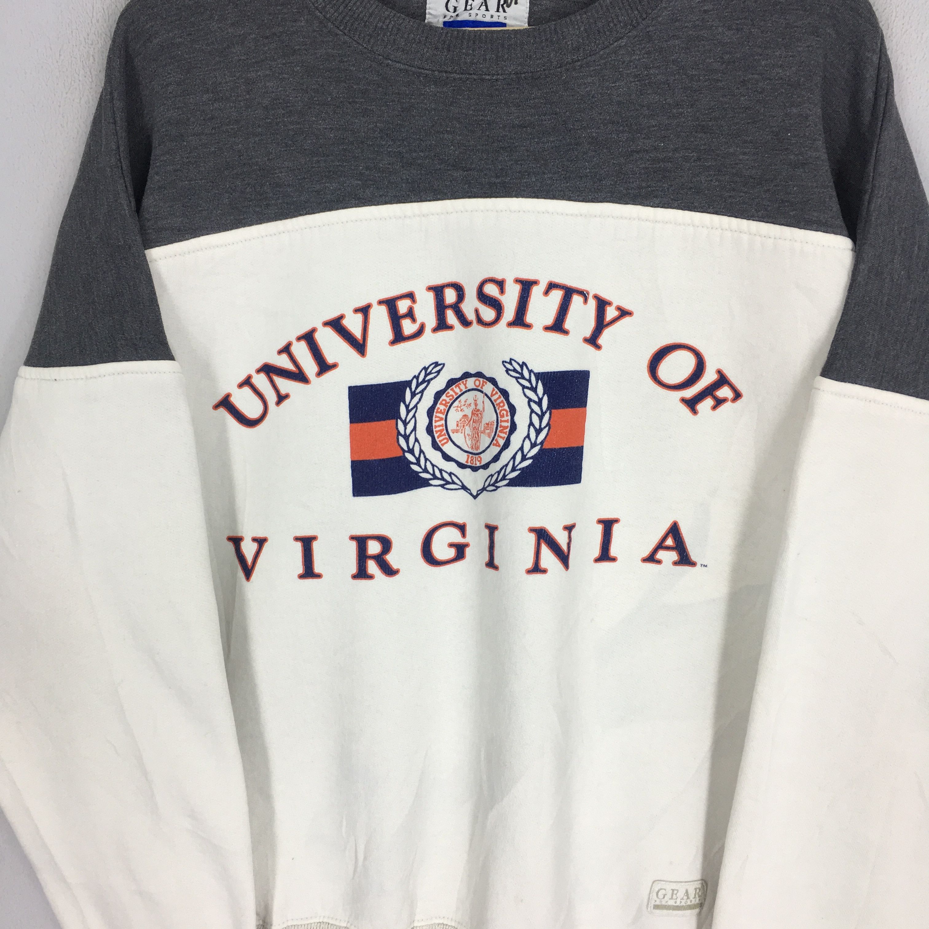 Gear for Sports Vintage 90's University Of Virginia White - 224 Size US L / EU 52-54 / 3 - 3 Thumbnail