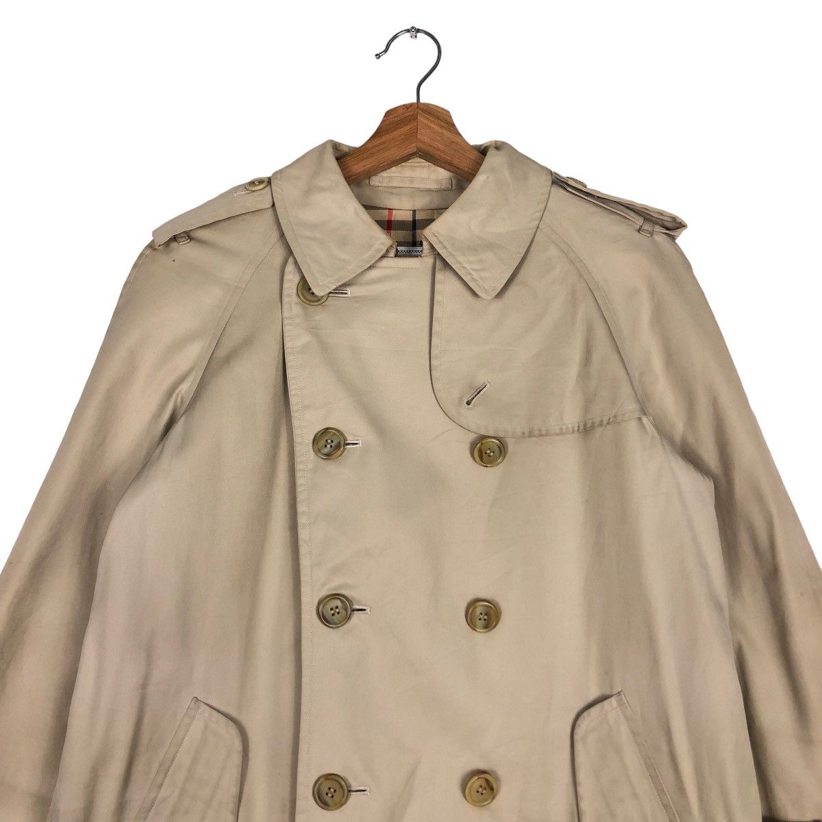 Burberry 🔥Bondage Design Parachute Vintage Burberrys Long Jacket Size US M / EU 48-50 / 2 - 3 Thumbnail