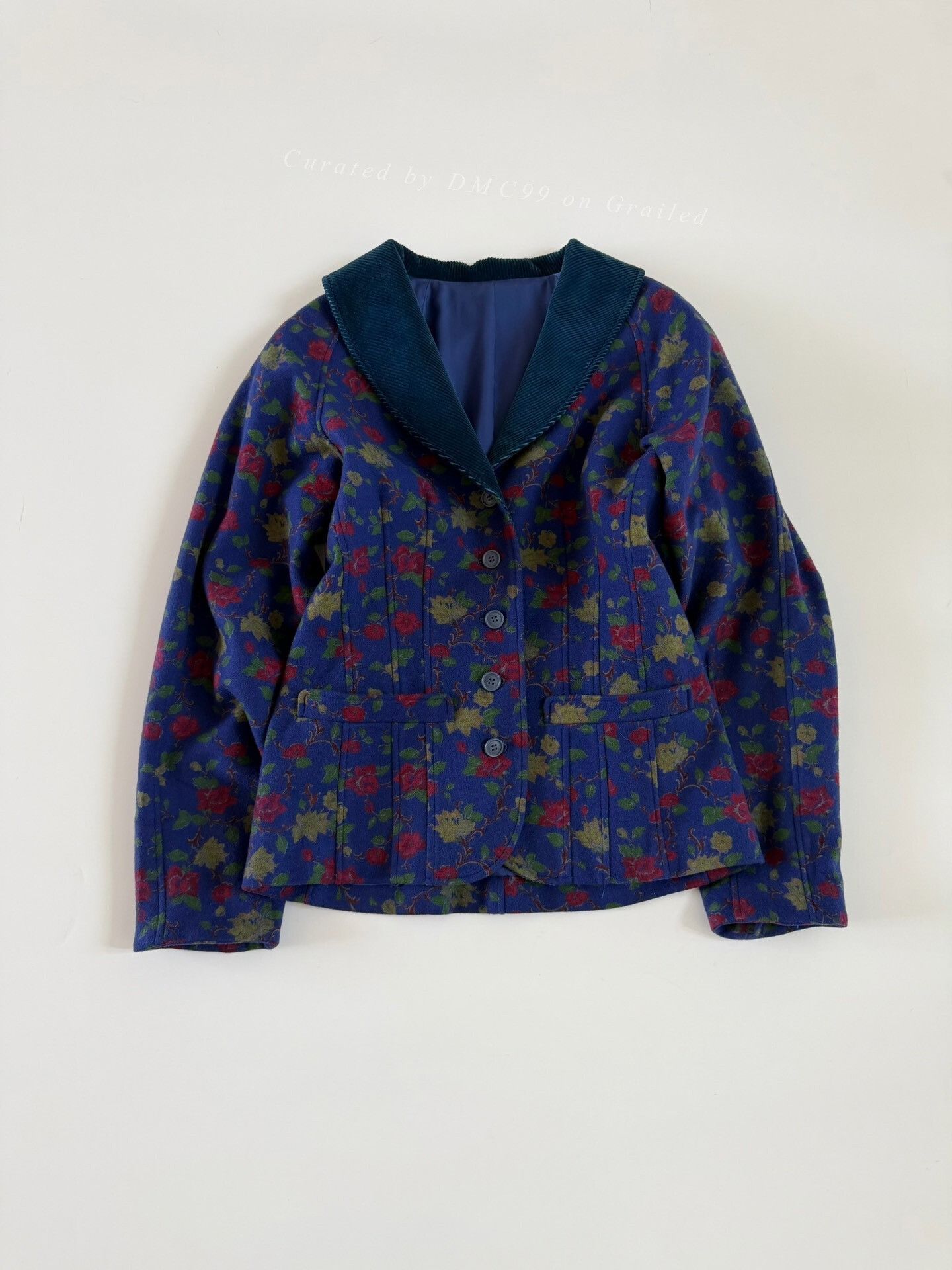 Kenzo Kenzo 1980s Vintage Floral Jacket Size S / US 4 / IT 40 - 1 Thumbnail