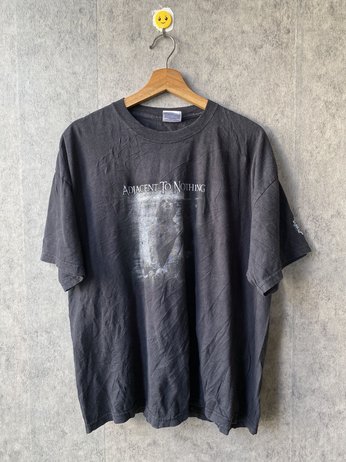 Band Tees × Vintage Vintage Y2K 2006 Adjacent To Nothing Metal Rock Band Tees Size US L / EU 52-54 / 3 - 1 Thumbnail