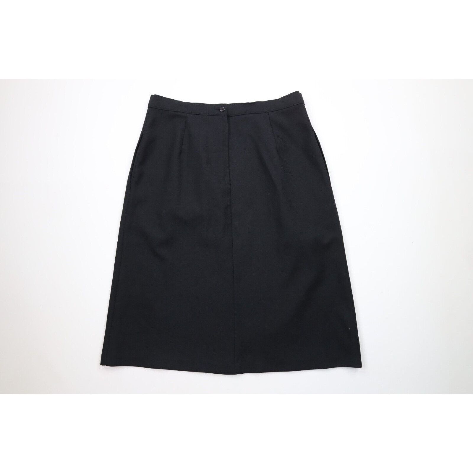 Vintage Vintage 90s Streetwear Blank Knit Long Skirt Businesscore Size 36" / US 14 / IT 50 - 9 Thumbnail