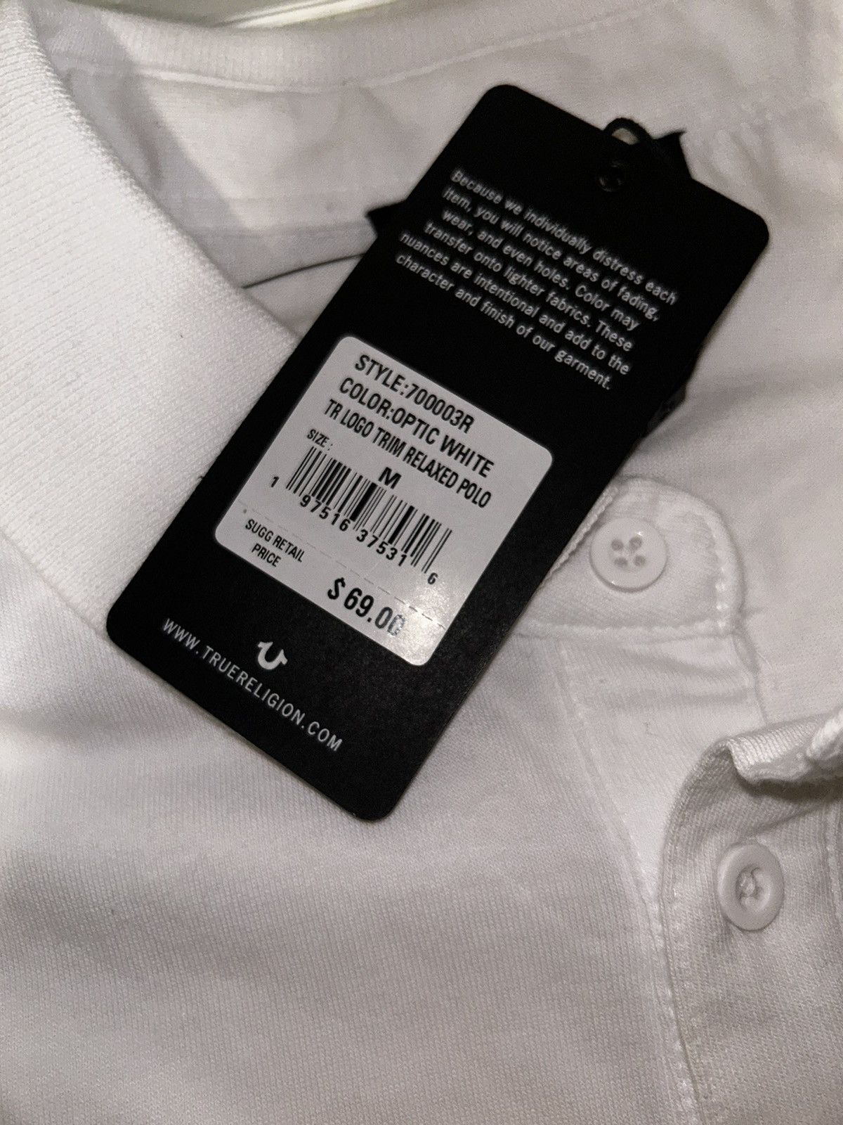 True Religion True Religion Button T shirt Size US M / EU 48-50 / 2 - 2 Thumbnail