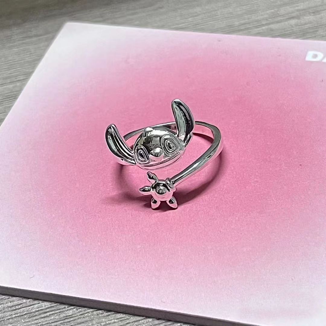 Jewelry Retro Cartoon Open Ring Size ONE SIZE - 3 Thumbnail