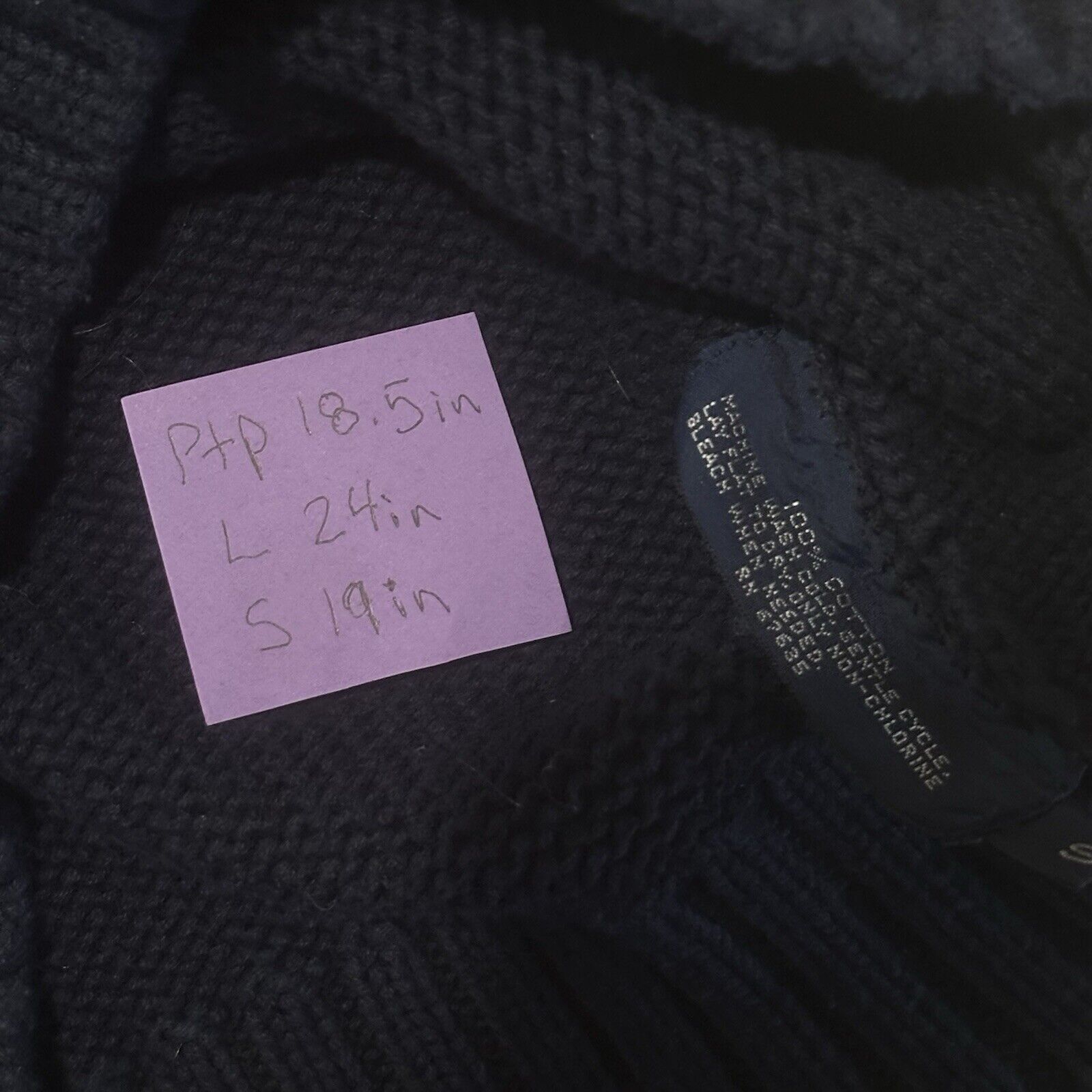 Polo Ralph Lauren VINTAGE Polo Ralph Lauren Sweater Size Small Blue Navy Size US S / EU 44-46 / 1 - 6 Thumbnail
