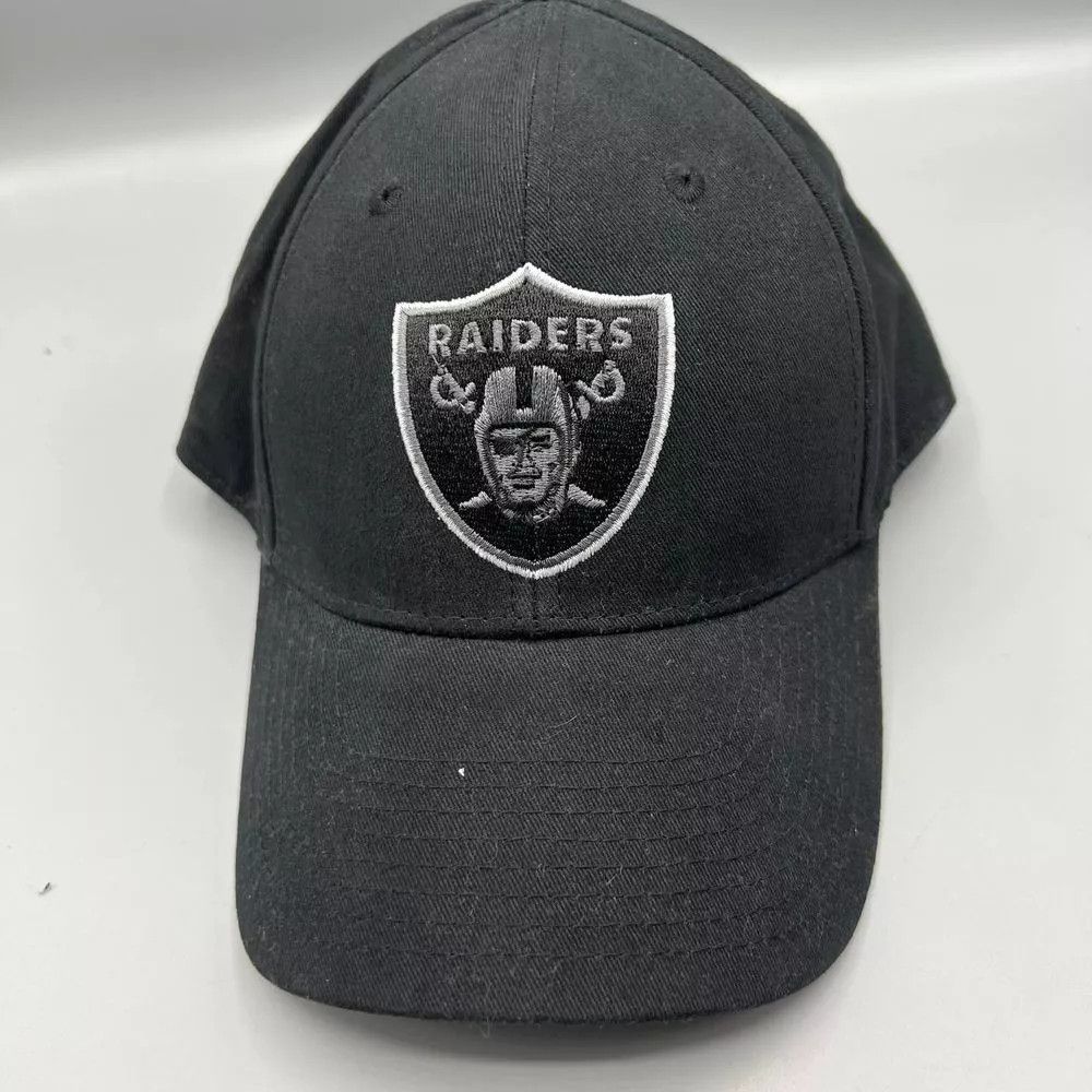 NFL Las Vegas Raiders Hat Men NFL Team Apparel Strap Back Cap Size ONE SIZE - 1 Thumbnail