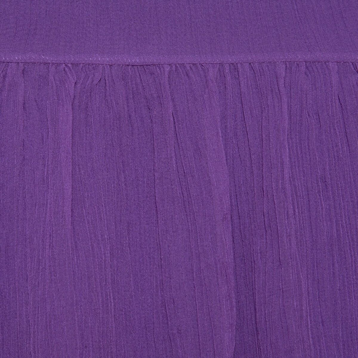 Gucci o1s1wg111025 Silk Chiffon Midi Dress in Purple Size XS / US 0-2 / IT 36-38 - 4 Thumbnail