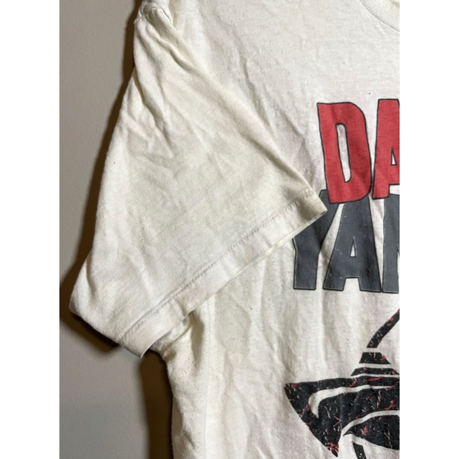 Hanes VINTAGE Damn Yankees Concert Tour T Shirt XL Unisex White 1990s Distressed Hanes Shirt Mens Womens Boys Girls Size US XL / EU 56 / 4 - 6 Thumbnail