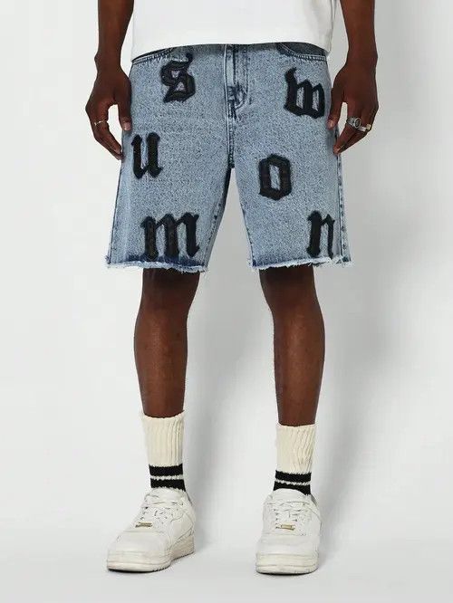 Jean Akahori x Ruuko Denim Jeans DRIP Shorts Jorts Size US 32 / EU 48 - 5 Thumbnail
