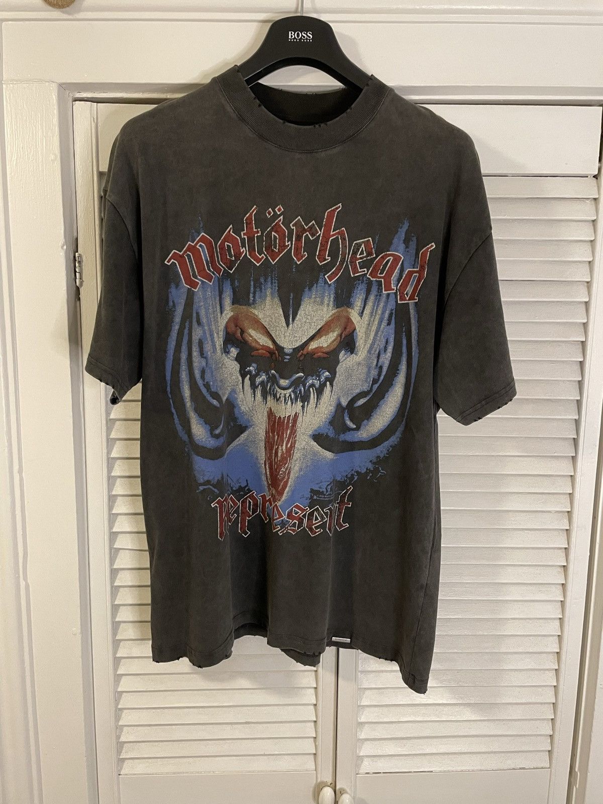 image of Represent X Motörhead Tee in Black, Men's (Size Large)