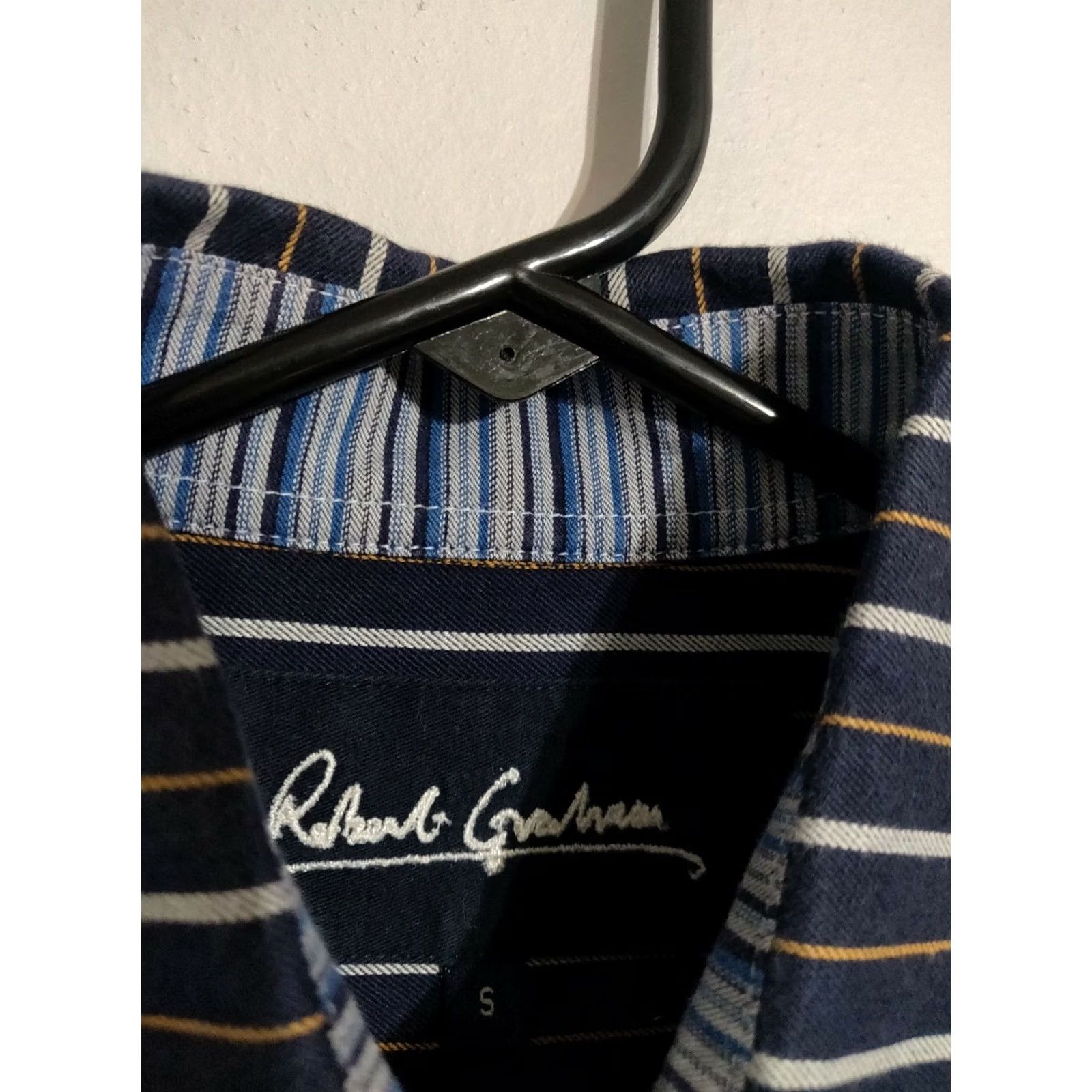 Robert Graham Robert Graham Button Up Shirt Long Sleeve Casual Dress Mens S Multicolor Striped Crest Logo Size US S / EU 44-46 / 1 - 4 Thumbnail