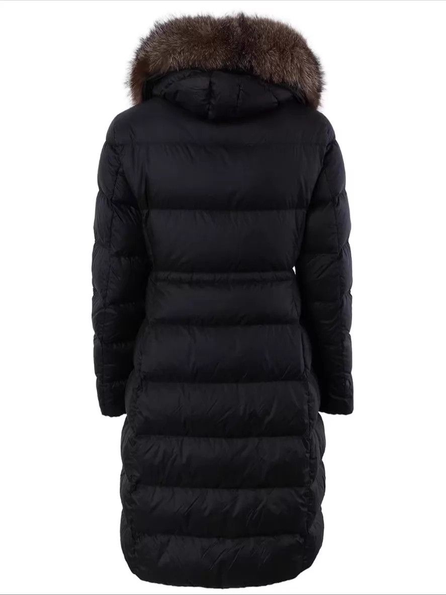 Moncler Moncler Boedic Long Down Coat Black Size 2 No Belt Size XS / US 0-2 / IT 36-38 - 3 Thumbnail