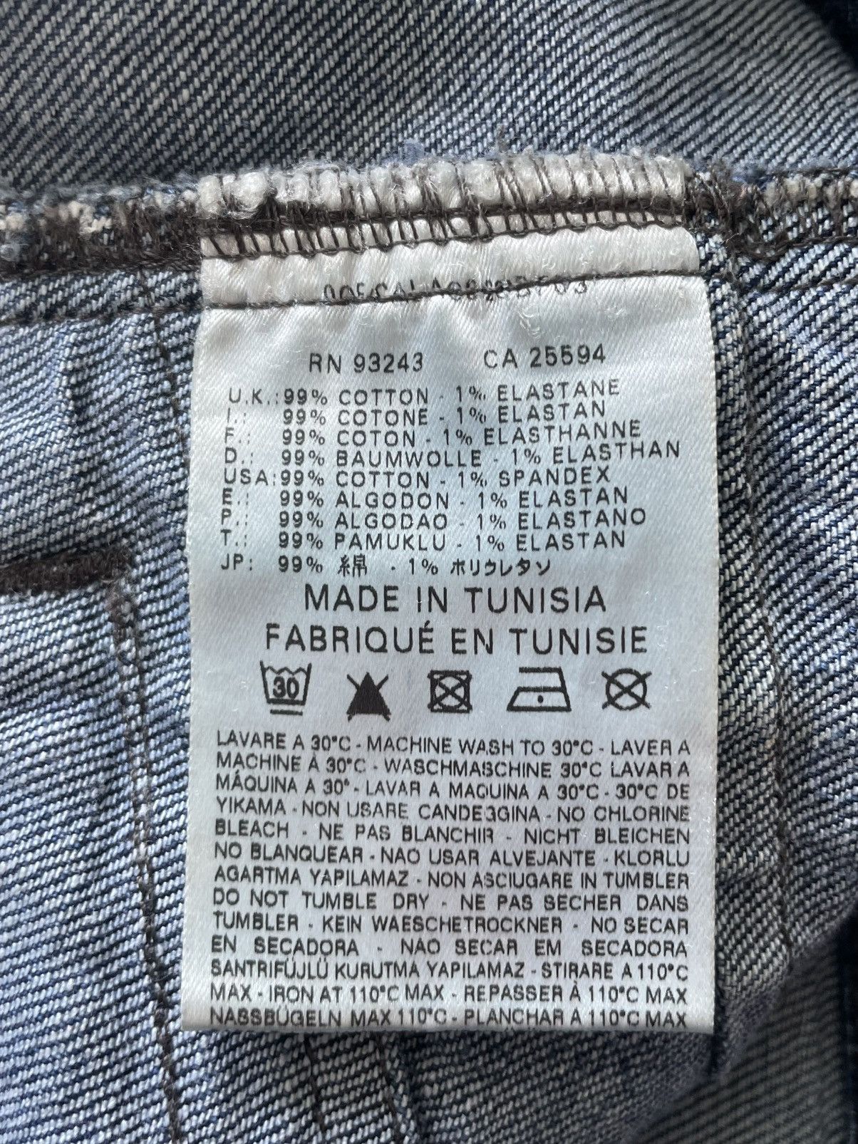 Diesel Vintage Diesel 00’s Denim Distressed Cropped Jacket Faded Size S / US 4 / IT 40 - 14 Thumbnail