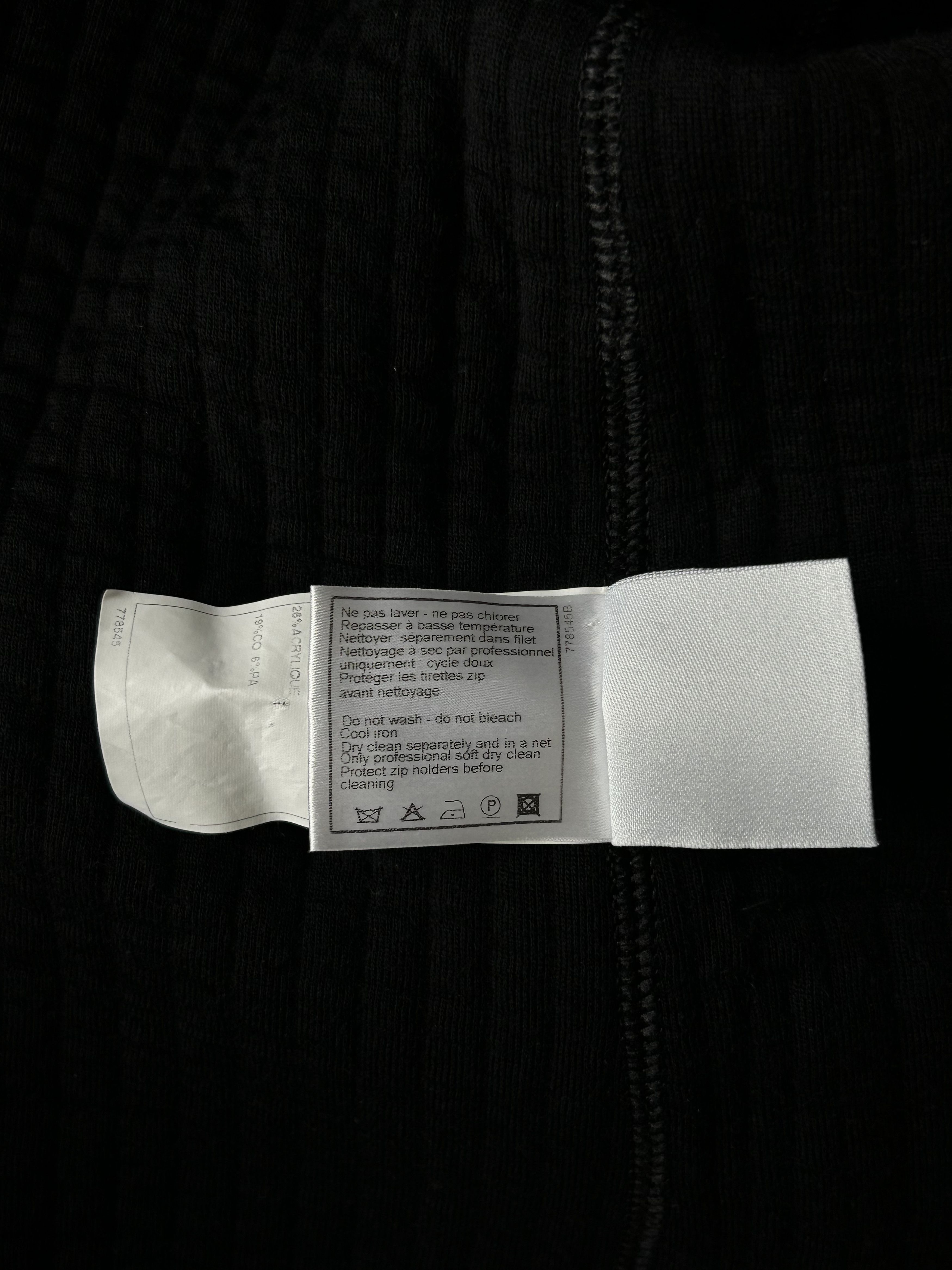Chanel Chanel Black Shearling Women's Zip Up Hoodie Size M / US 6-8 / IT 42-44 - 5 Thumbnail