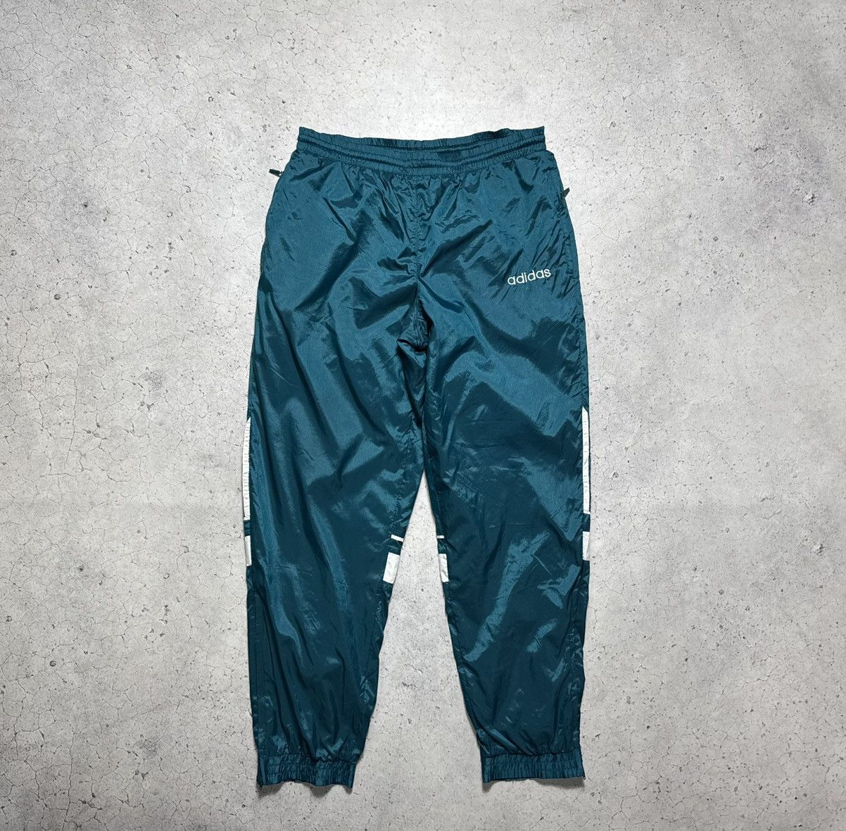 Adidas Adidas Vintage 90’s Nylon Track Suit Jacket & Pants Size US M / EU 48-50 / 2 - 11 Thumbnail