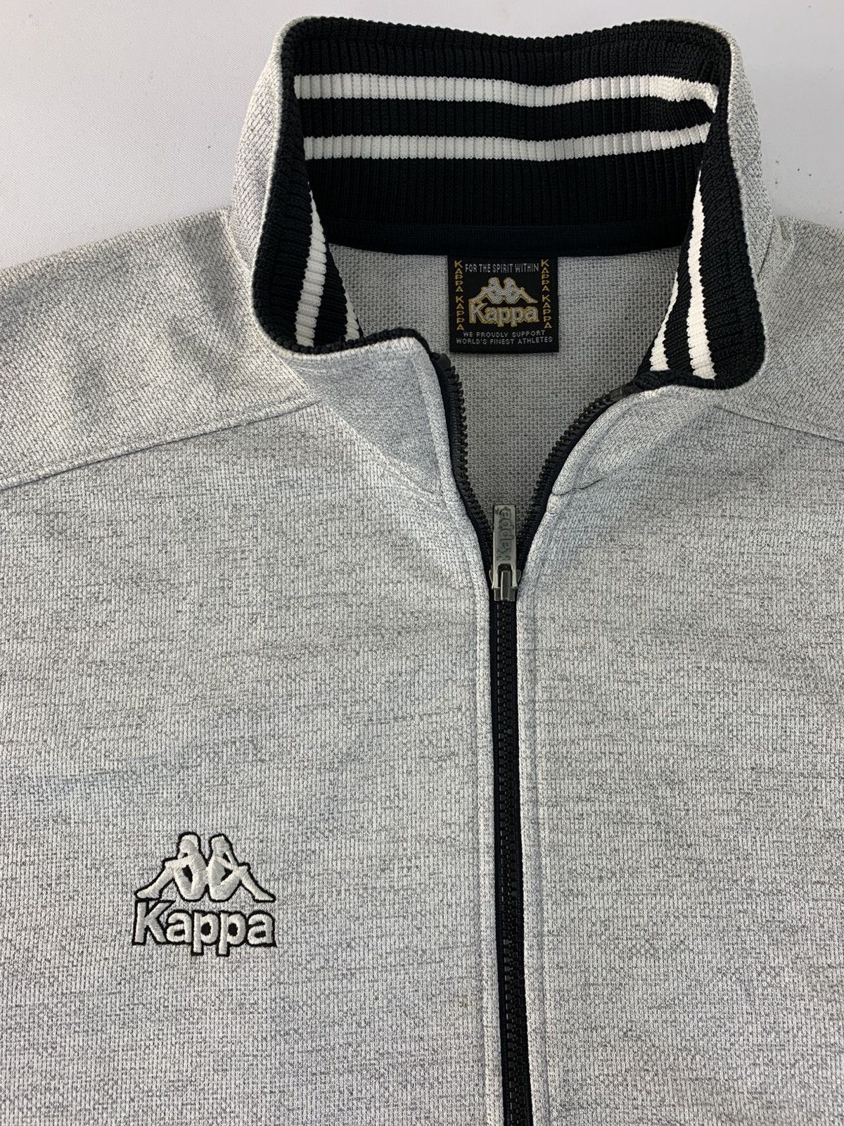 Kappa 90s Kappa Track Zipper Jacket Embroidery Big Logo Size US XL / EU 56 / 4 - 3 Thumbnail