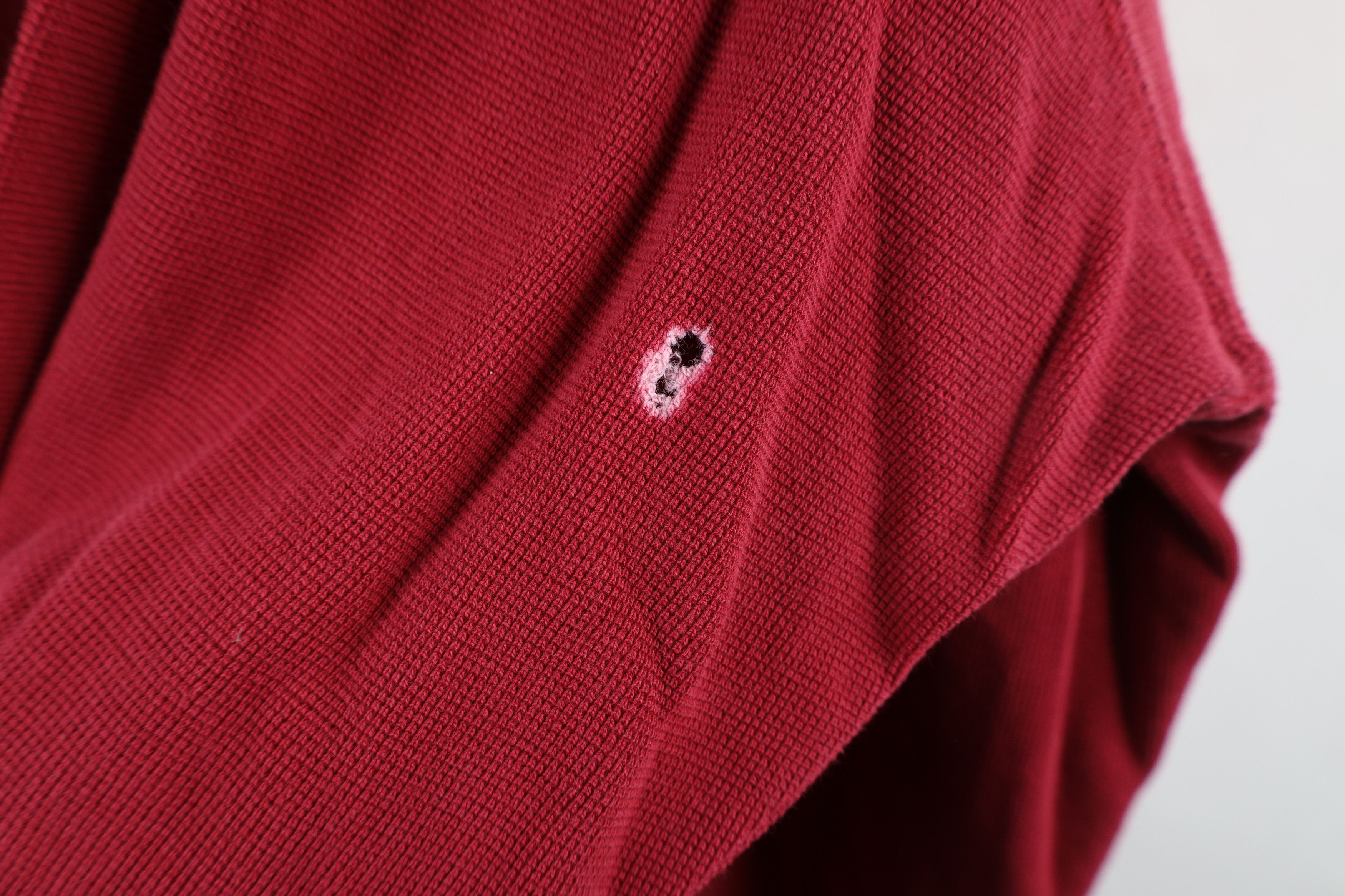 Vintage × Woolrich Woolen Mills Vintage 90s Woolrich Thermal Waffle Knit Henley T-Shirt Red Size US XL / EU 56 / 4 - 4 Thumbnail