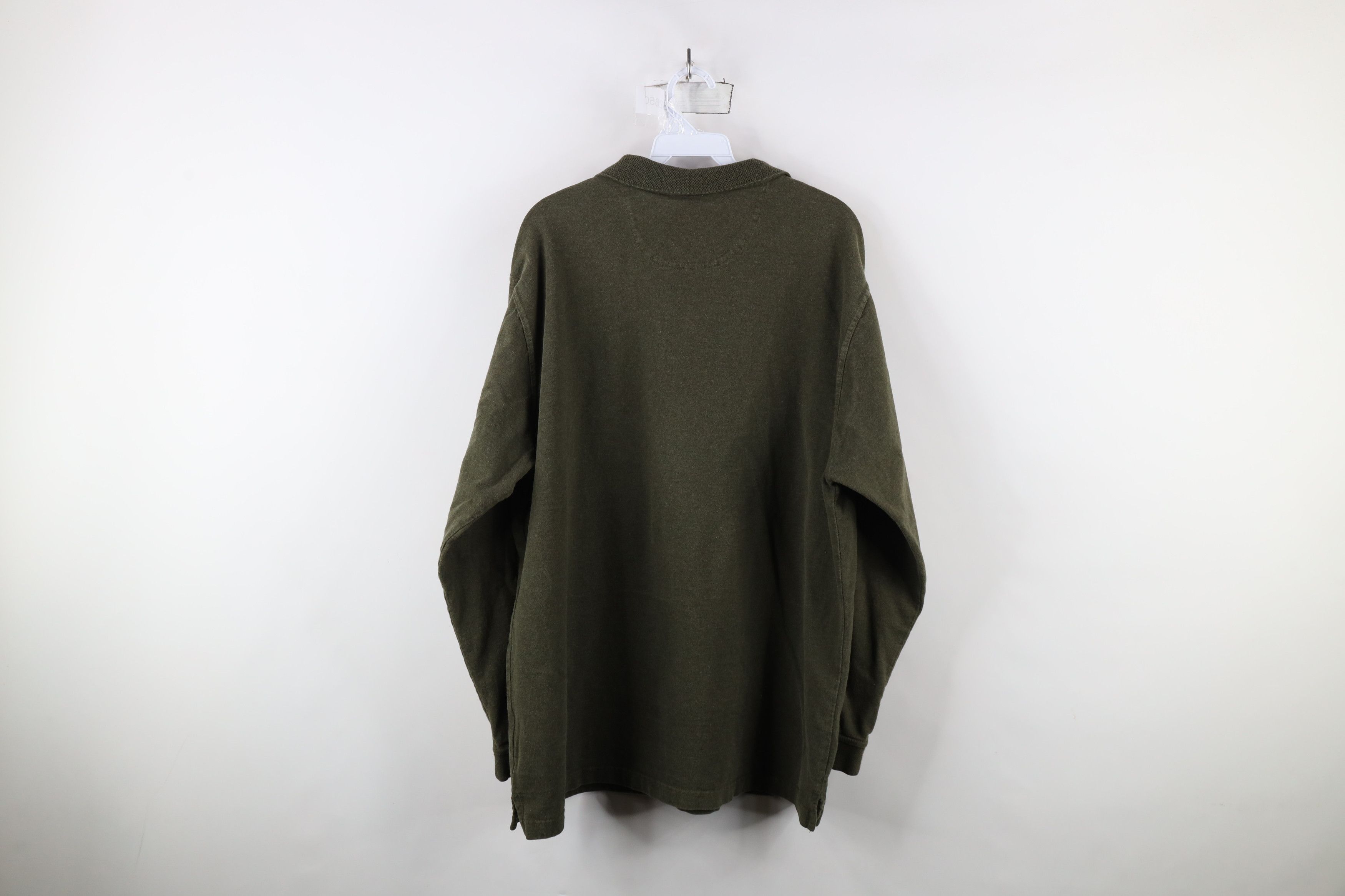 Vintage Vintage 90s Streetwear Heavyweight Long Sleeve Rugby Polo Size US XL / EU 56 / 4 - 9 Thumbnail