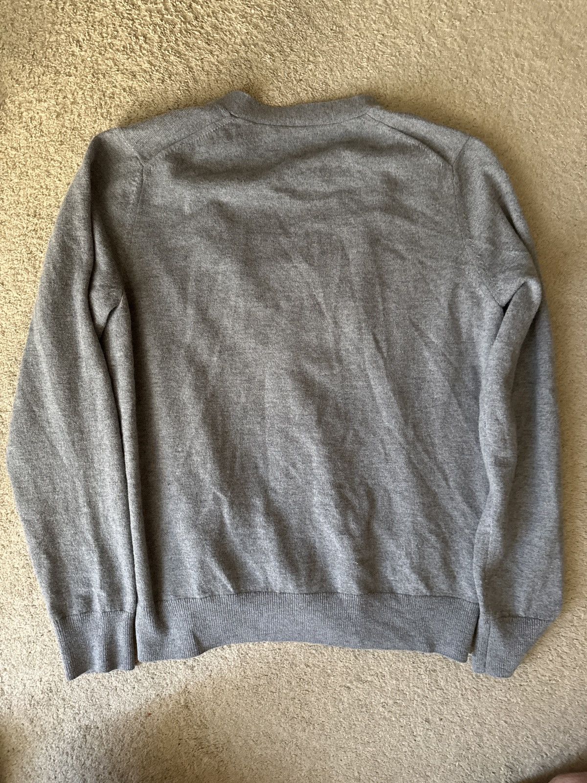 Acne Studios Acne Studios Grey Wool Face Cardigan Large Size US L / EU 52-54 / 3 - 4 Thumbnail