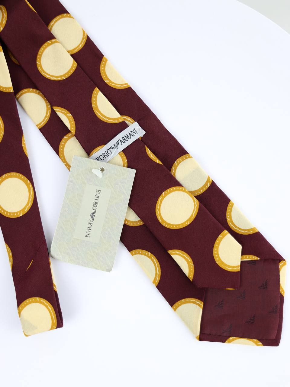 Armani × Emporio Armani × Vintage EMPORIO ARMANI NEW Silk tie with a pattern Size ONE SIZE - 2 Thumbnail