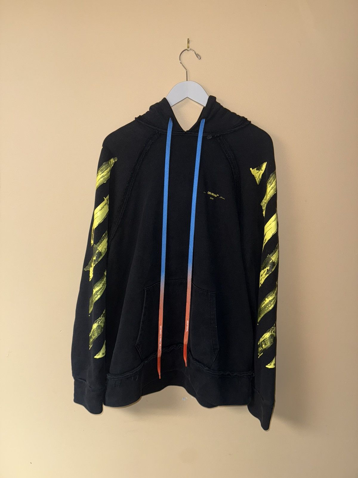 Off White Acrylic Arrows Hoodie | Grailed