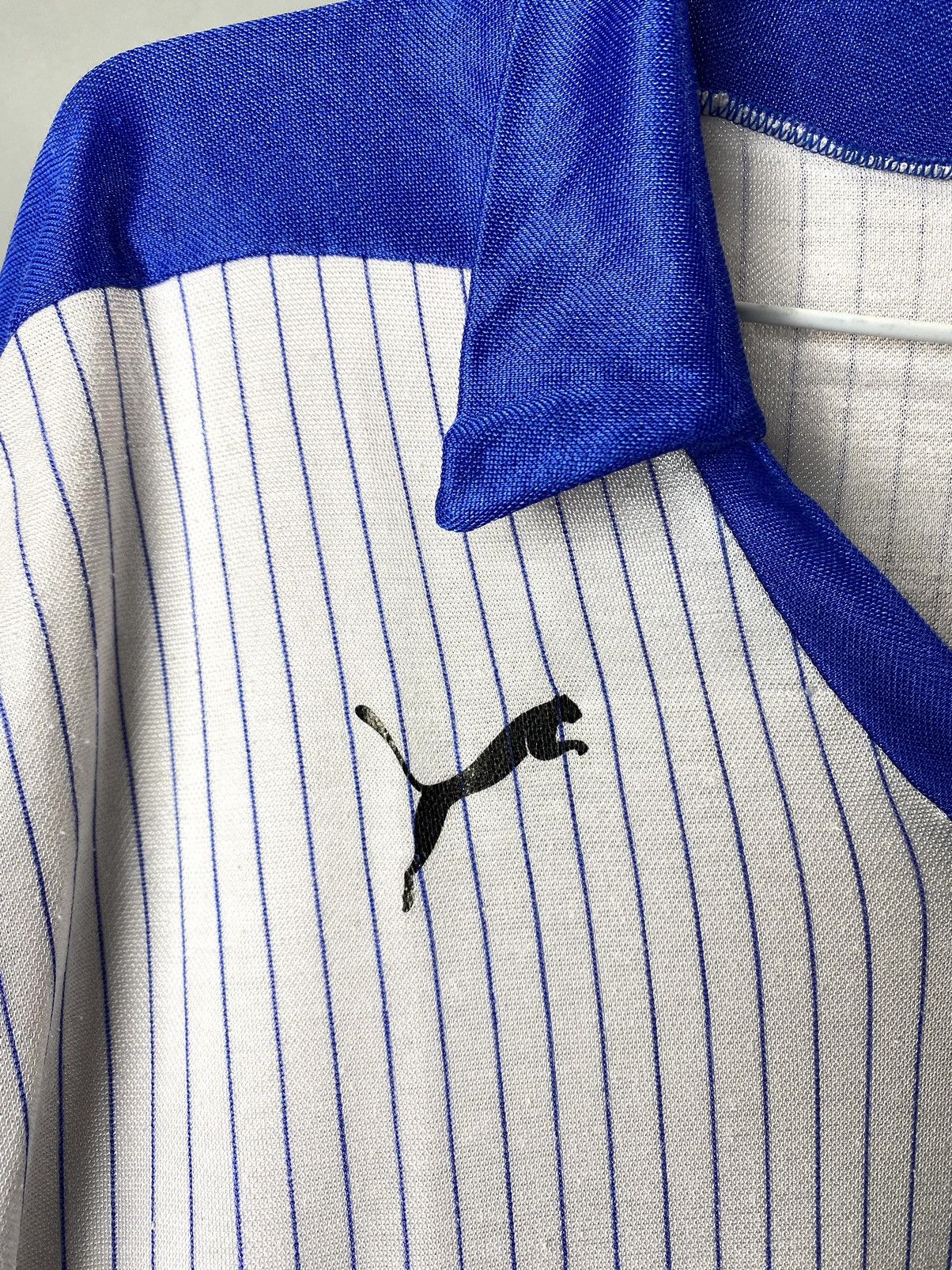 Puma Rare! 80’s Vintage Puma Soccer Jersey Made In Germany Size US M / EU 48-50 / 2 - 5 Thumbnail