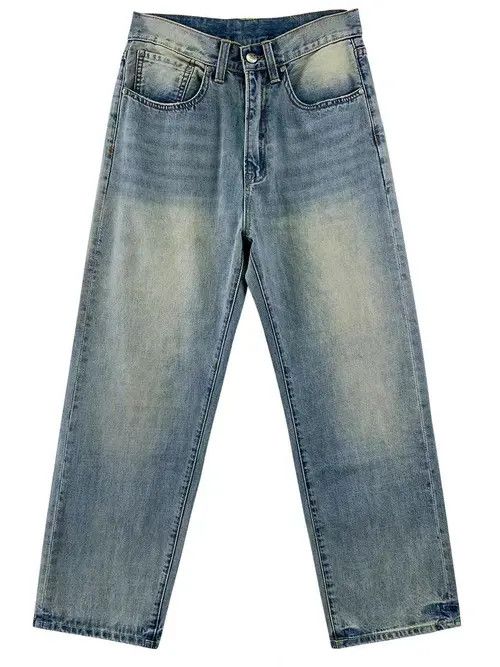Japanese Brand Hikaru x Kanno Vintage Aged Loose Casual Washed Jeans Size US 34 / EU 50 - 5 Thumbnail