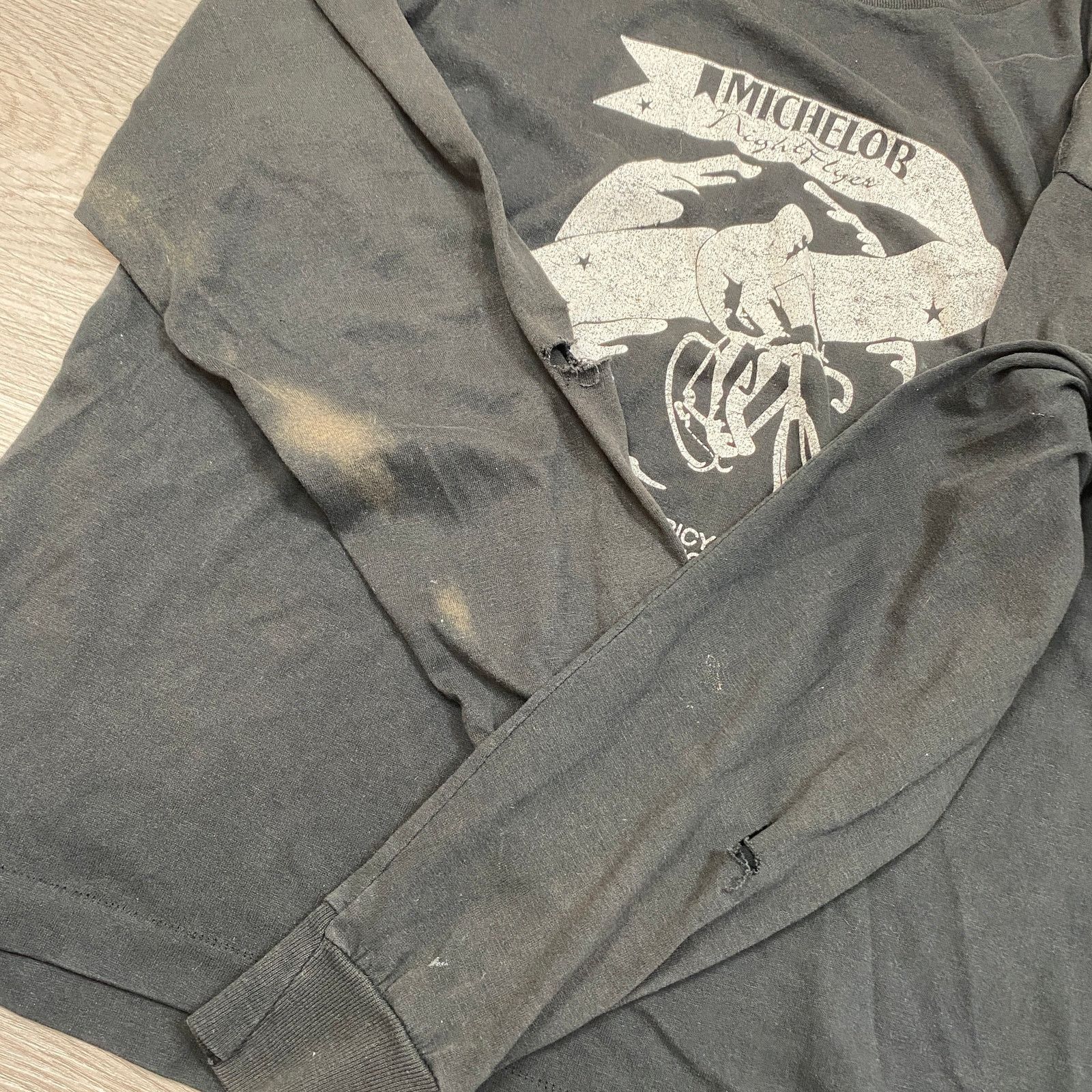 TEE JAYS × Vintage VTG 80s 90s Michelob Night Flyers Pro Am Bicycle Racing L Size US L / EU 52-54 / 3 - 9 Thumbnail