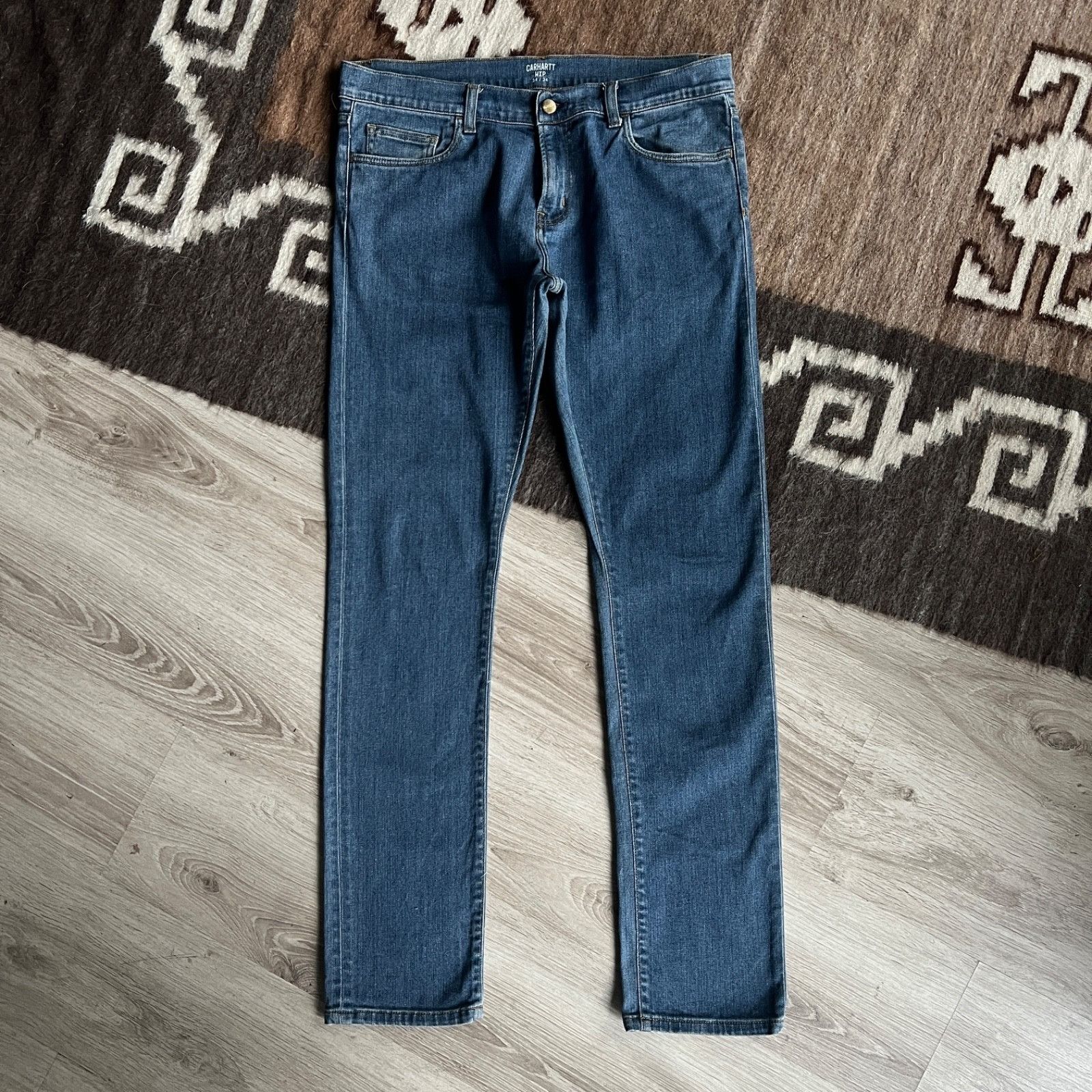 Carhartt Carhartt WIP Rebellion Slim Fit Denim Jeans 9816AC Size US 36 / EU 52 - 3 Thumbnail