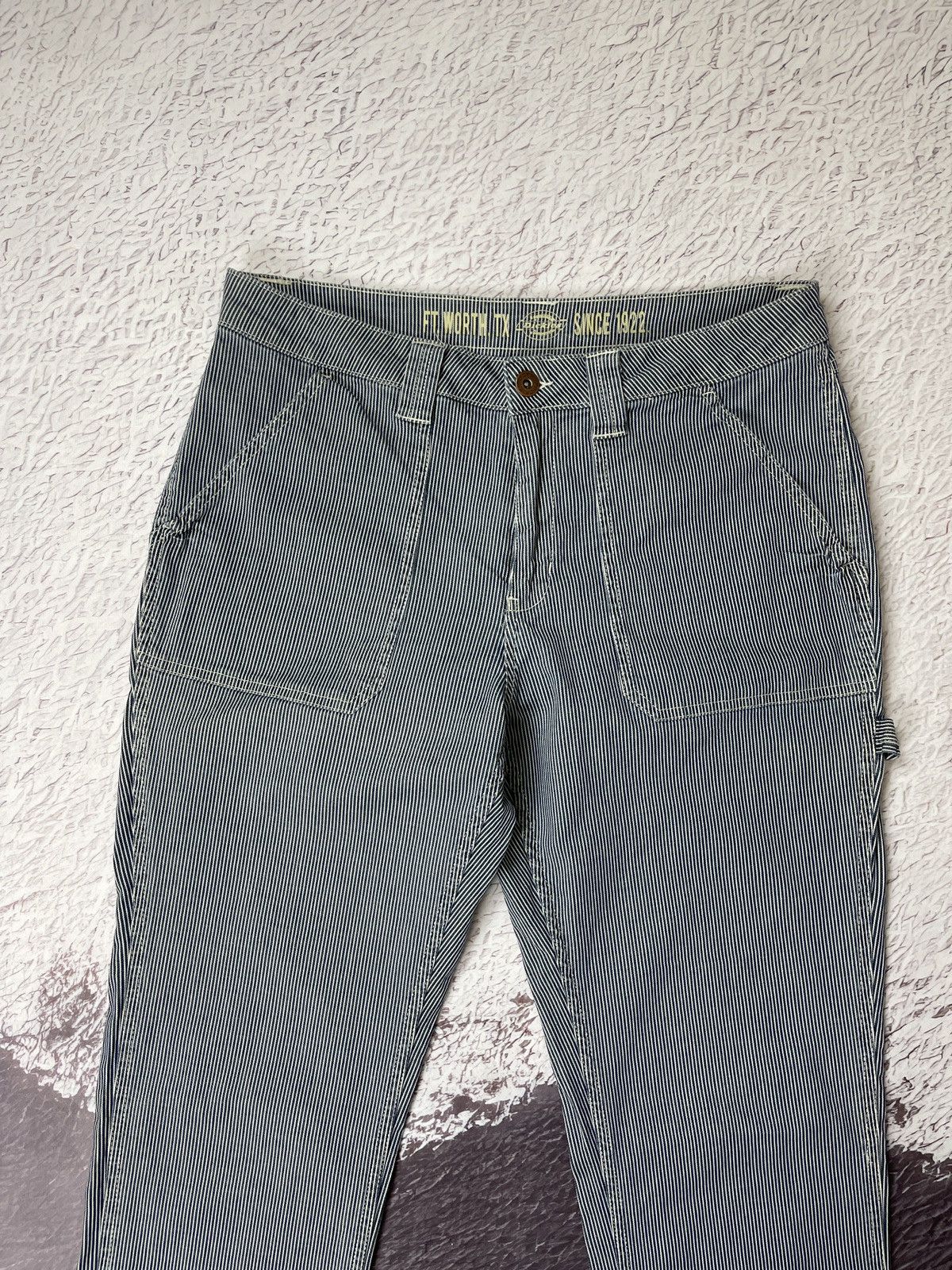 Dickies Dickies vintage striped carpenter single knee work pants Size 30" / US 8 / IT 44 - 7 Thumbnail