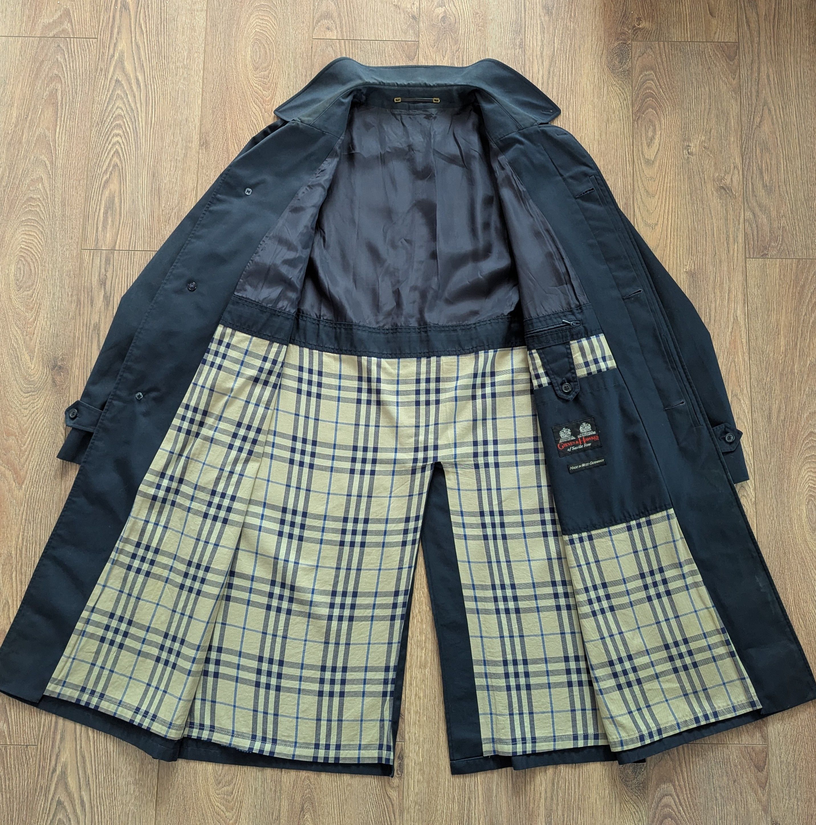 Gieves & Hawkes × Vintage Vintage Gieves & Hawkes Men's Long Coat Made In West Germany Size US L / EU 52-54 / 3 - 11 Thumbnail