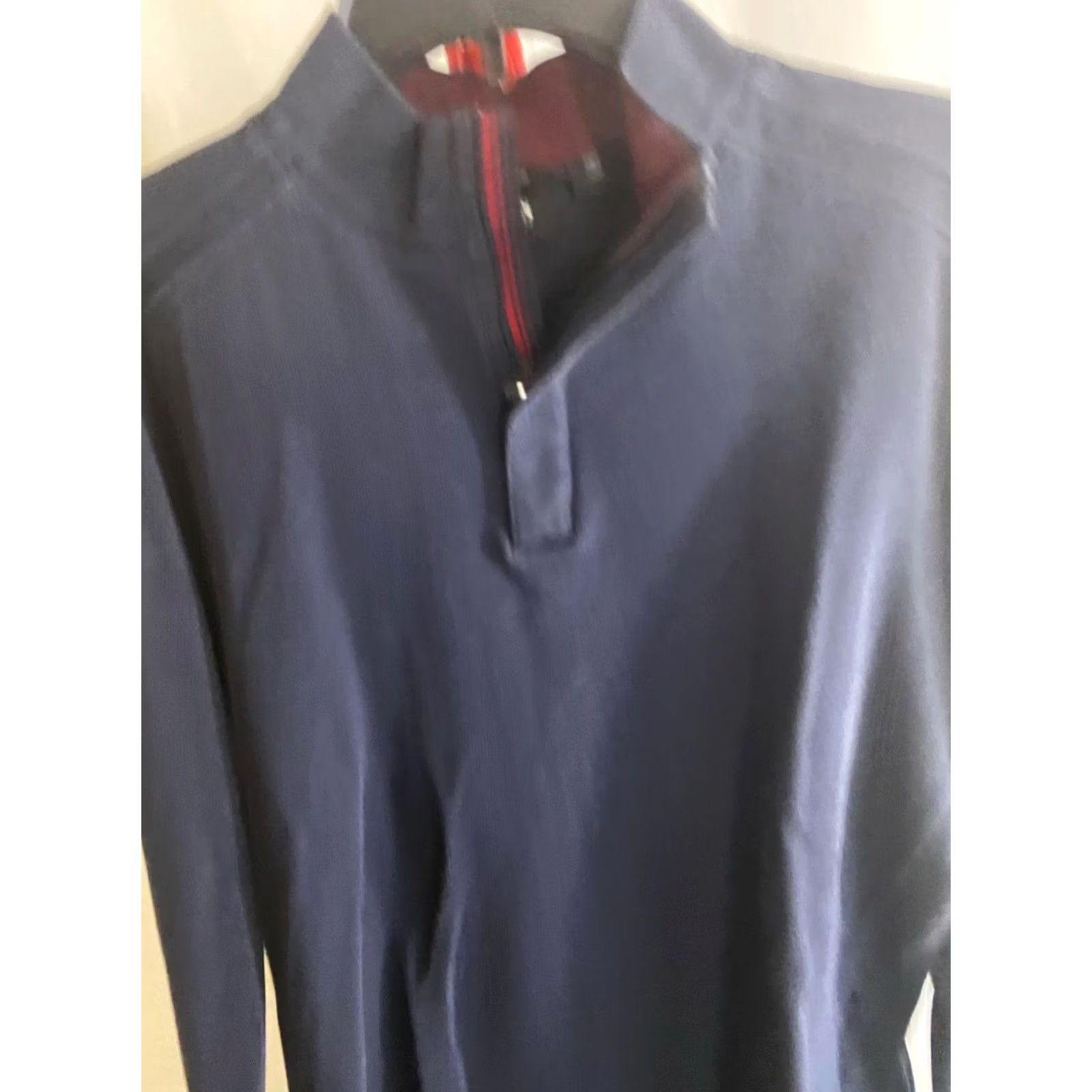 Hugo Boss Hugo Boss Navy Blue Zippered Sweater Shirt Large L Mens Size US L / EU 52-54 / 3 - 4 Thumbnail