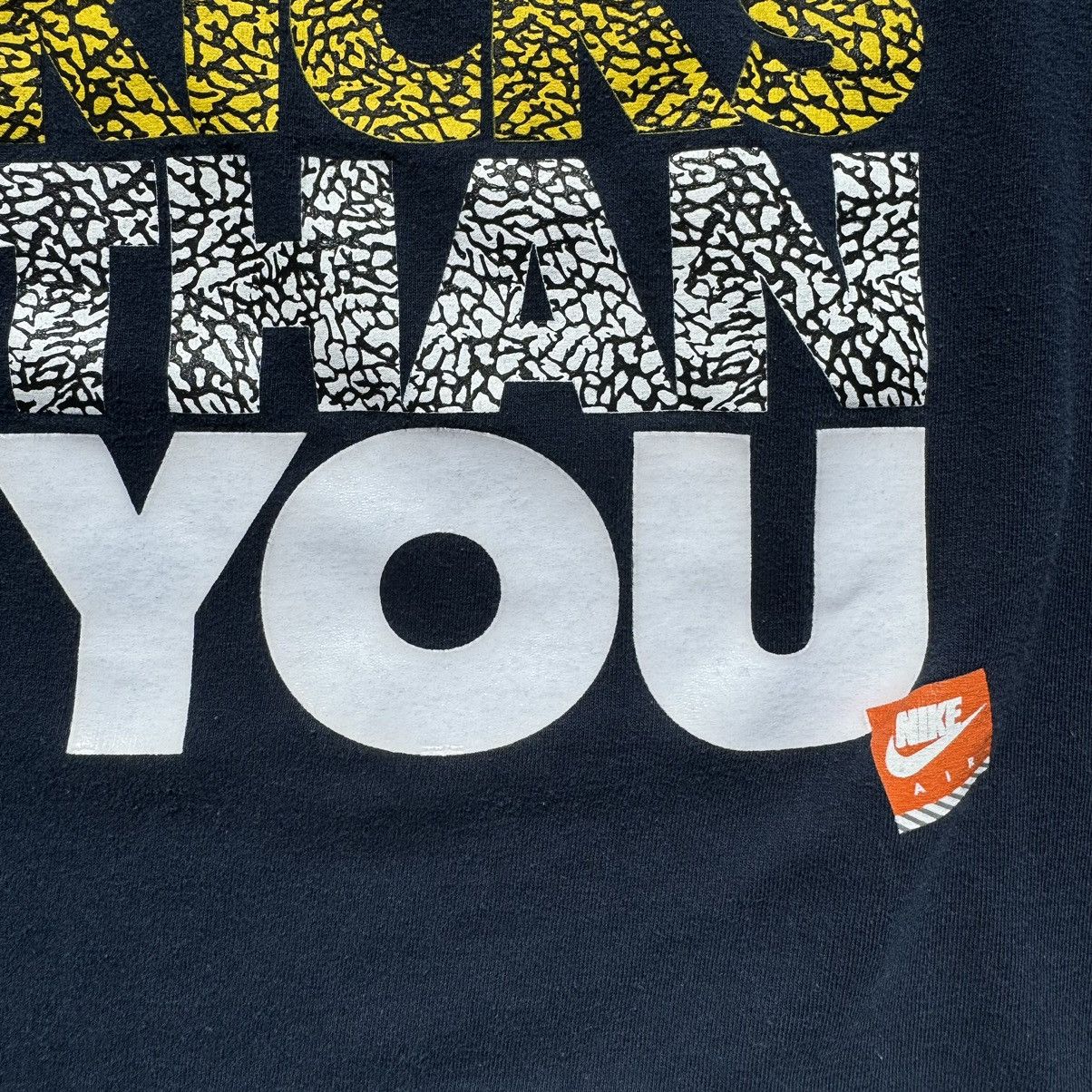 Nike × Stussy Vintage Y2K Blue Nike Humor Graphic Tee Baggy Skater XL Size US XL / EU 56 / 4 - 3 Thumbnail