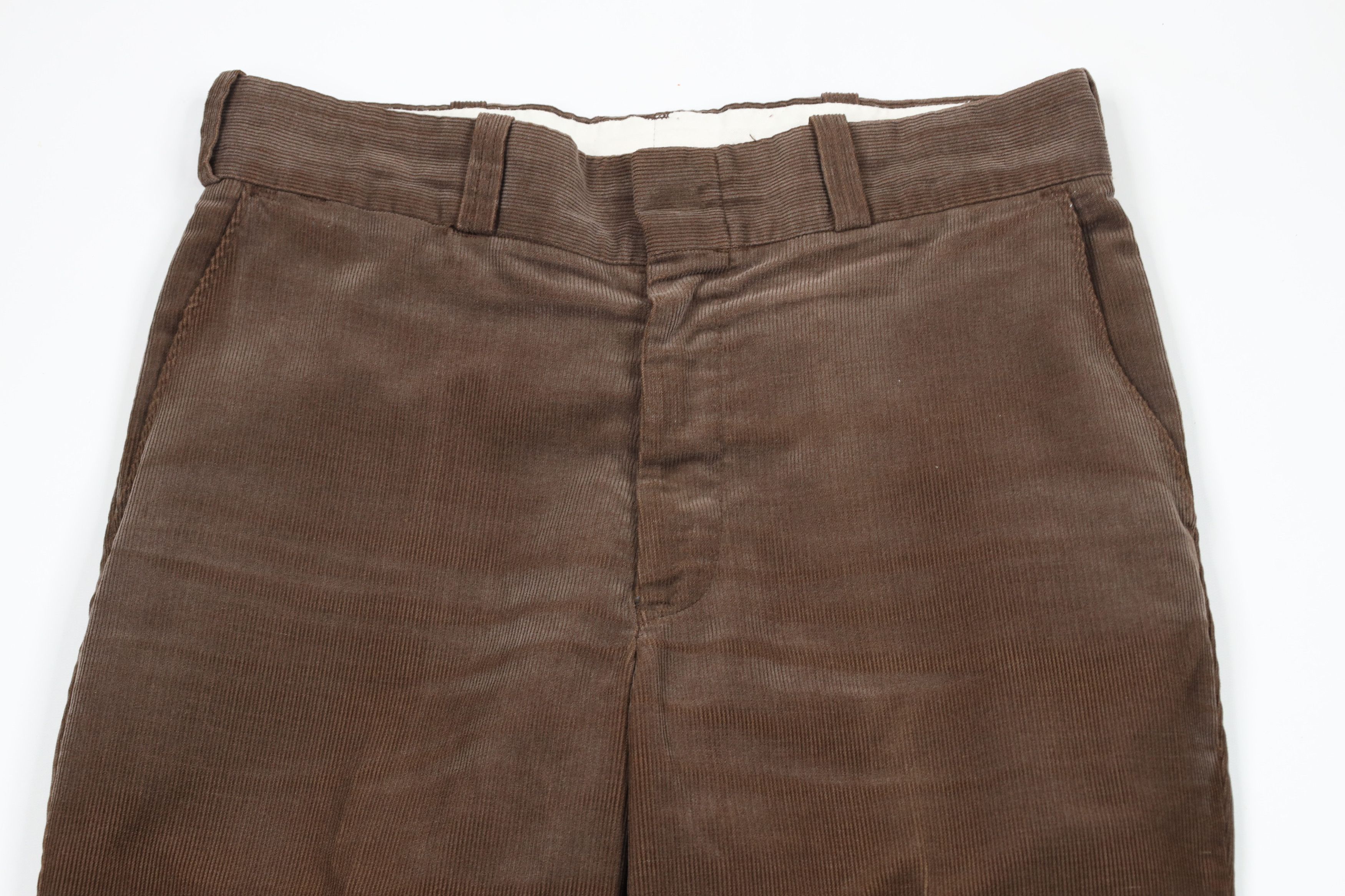 Vintage Vintage 70s Big Mac Faded Bell Bottoms Corduroy Pants USA Size US 32 / EU 48 - 2 Thumbnail