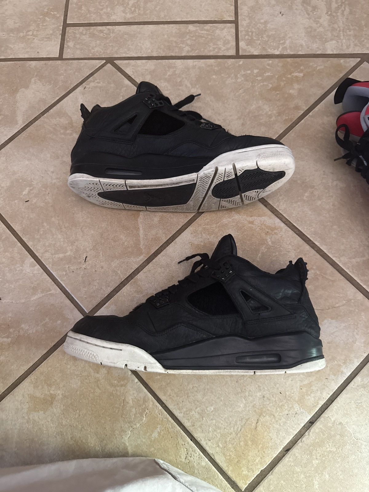 Jordan Brand Jordan 4 black pony hair Size US 11 / EU 44 - 5 Thumbnail