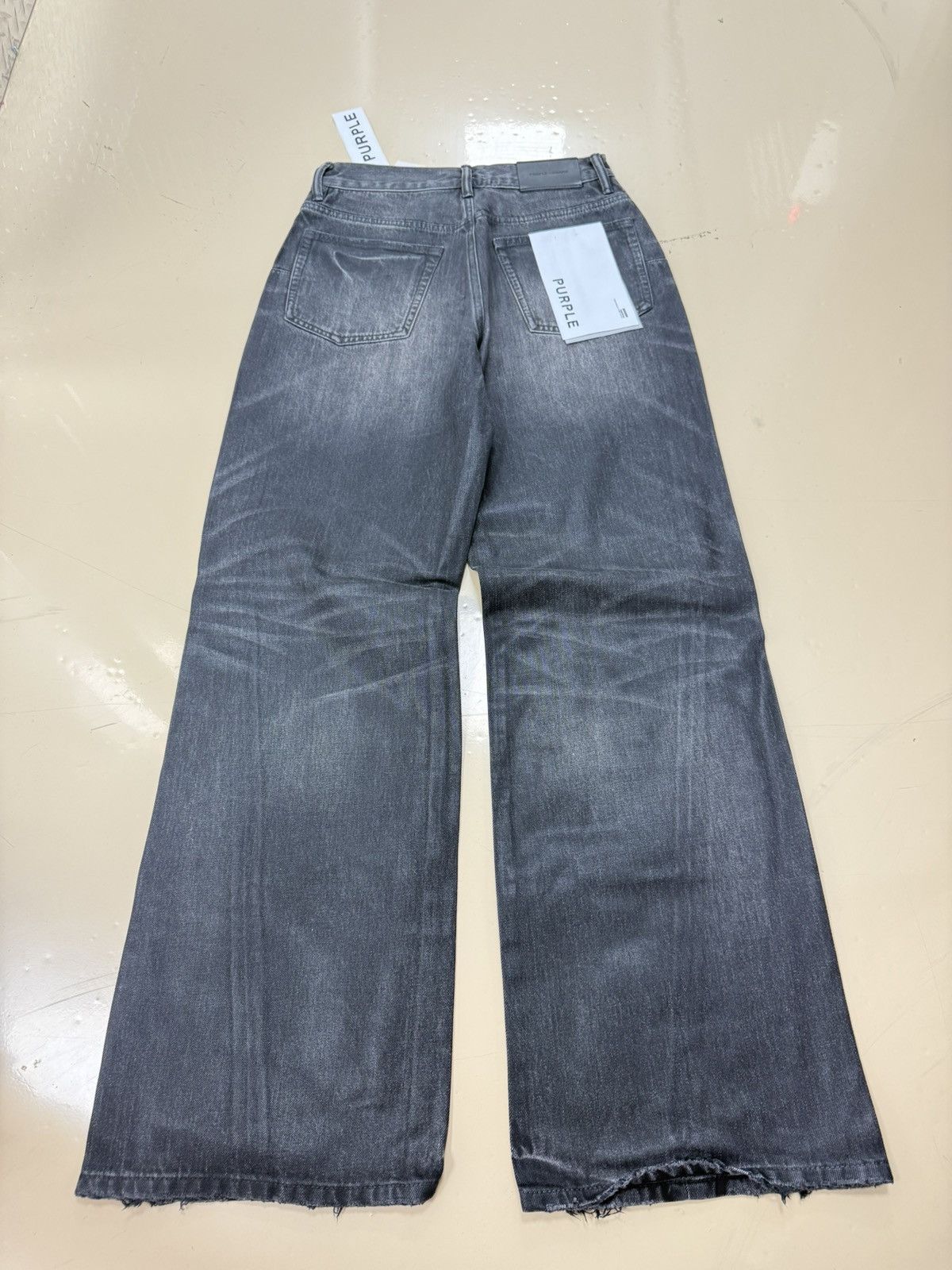 Other Purple Brand Twisted Baggy Jeans Size 26" / US 2 / IT 38 - 4 Thumbnail