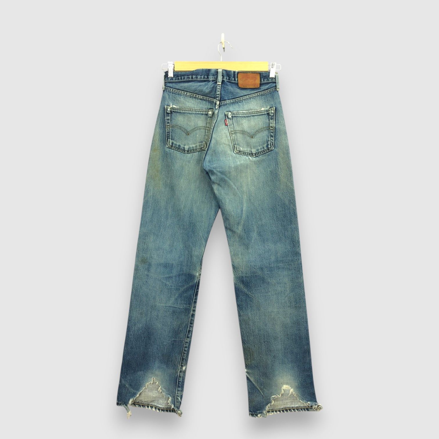 Levi's Vintage Levis 503B Selvedge Jeans Distressed Denim GF30268 Size 28" / US 6 / IT 42 - 2 Thumbnail