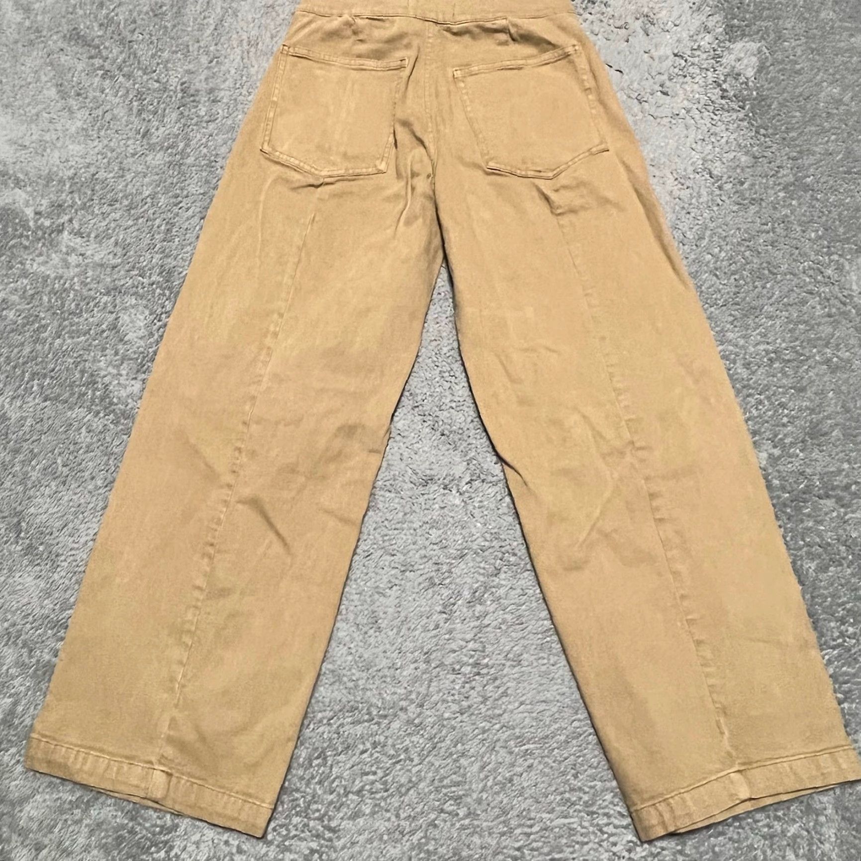 Madewell Madewell Pants Womens 28 Emmett Wide Leg Crop 2024 Brown 28x27 Chino Womens Regular Brown Size 28" / US 6 / IT 42 - 3 Thumbnail