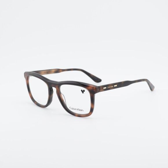 Calvin Klein Calvin Klein CK24515 240 Eyeglasses Havana 52mm Square Frame Size ONE SIZE - 7 Thumbnail