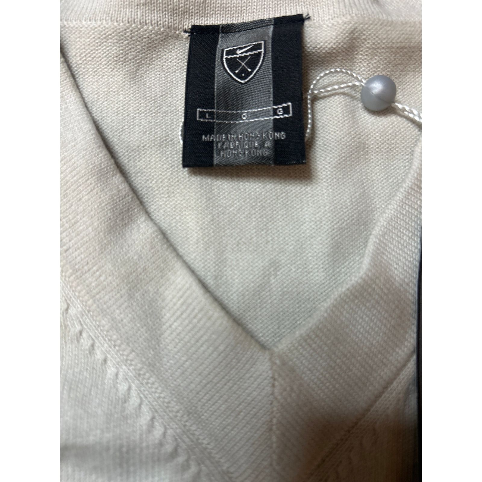 Nike Nike men’s golf beige sweater size large brand new Size US L / EU 52-54 / 3 - 3 Thumbnail