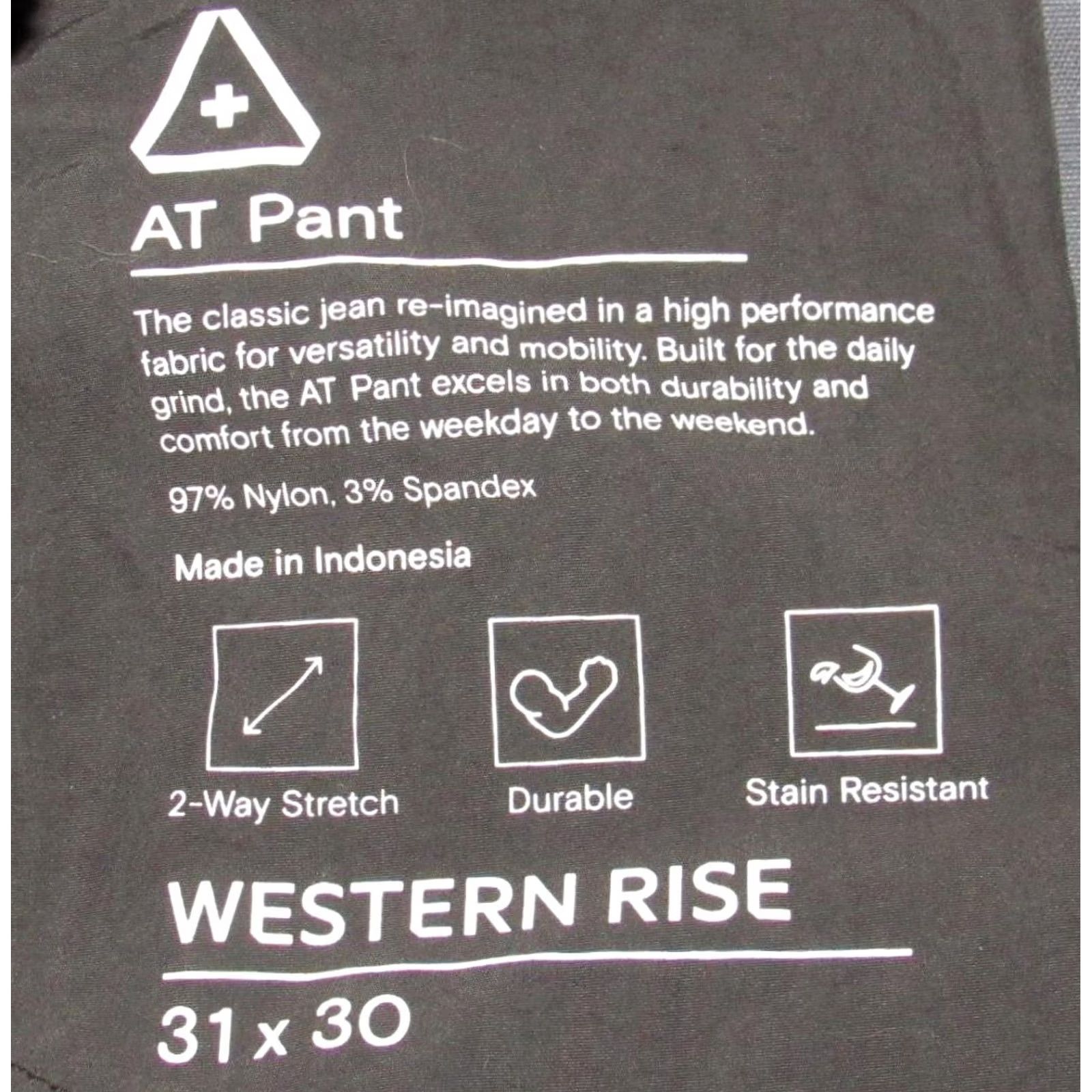 Vintage WESTERN RISE Grey AT Chino Pants 31 x 30 Mens Chino Pants 31 30 Grey 97% Nylon 3% Spandex Size US 31 - 5 Thumbnail