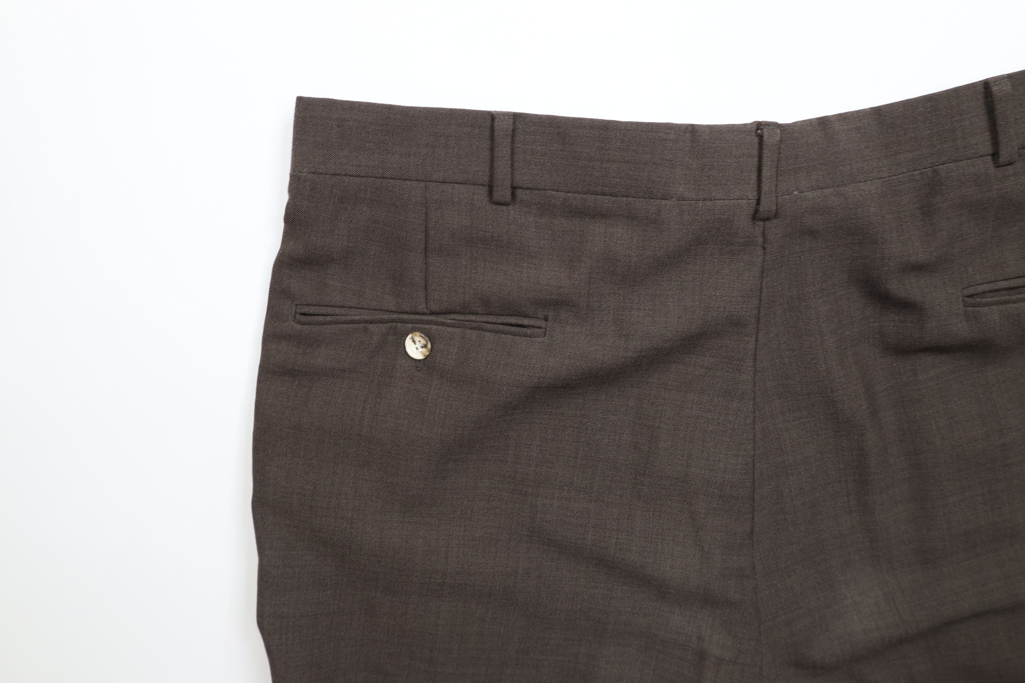 Vintage Vintage 70s Streetwear Wool Blend Wide Leg Chino Pants USA Size US 38 / EU 54 - 15 Thumbnail