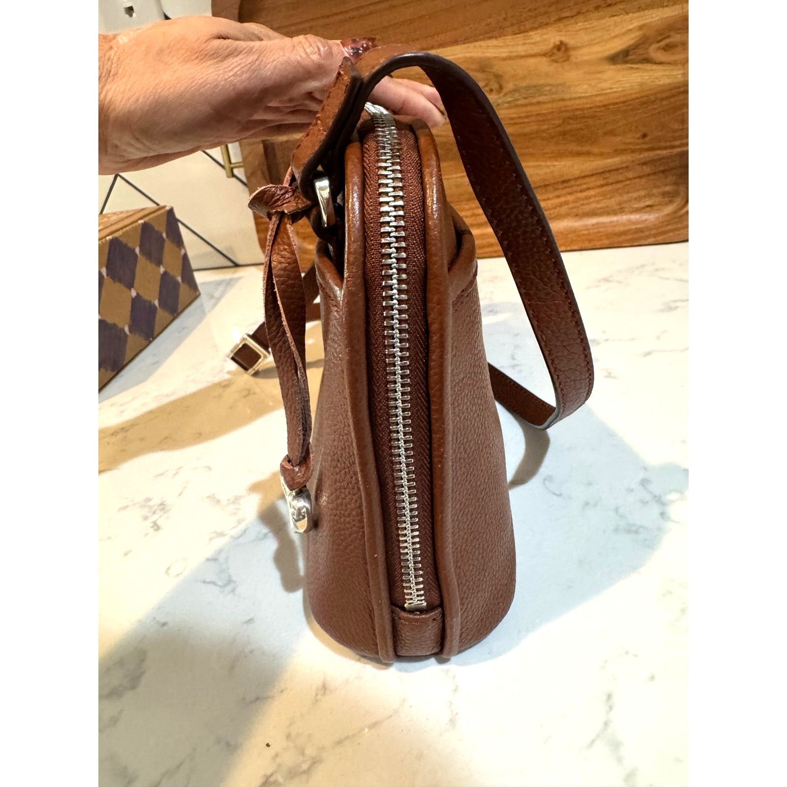 Brighton Brighton Contempo Shelby Bourbon Organizer bag leather Size ONE SIZE - 9 Thumbnail