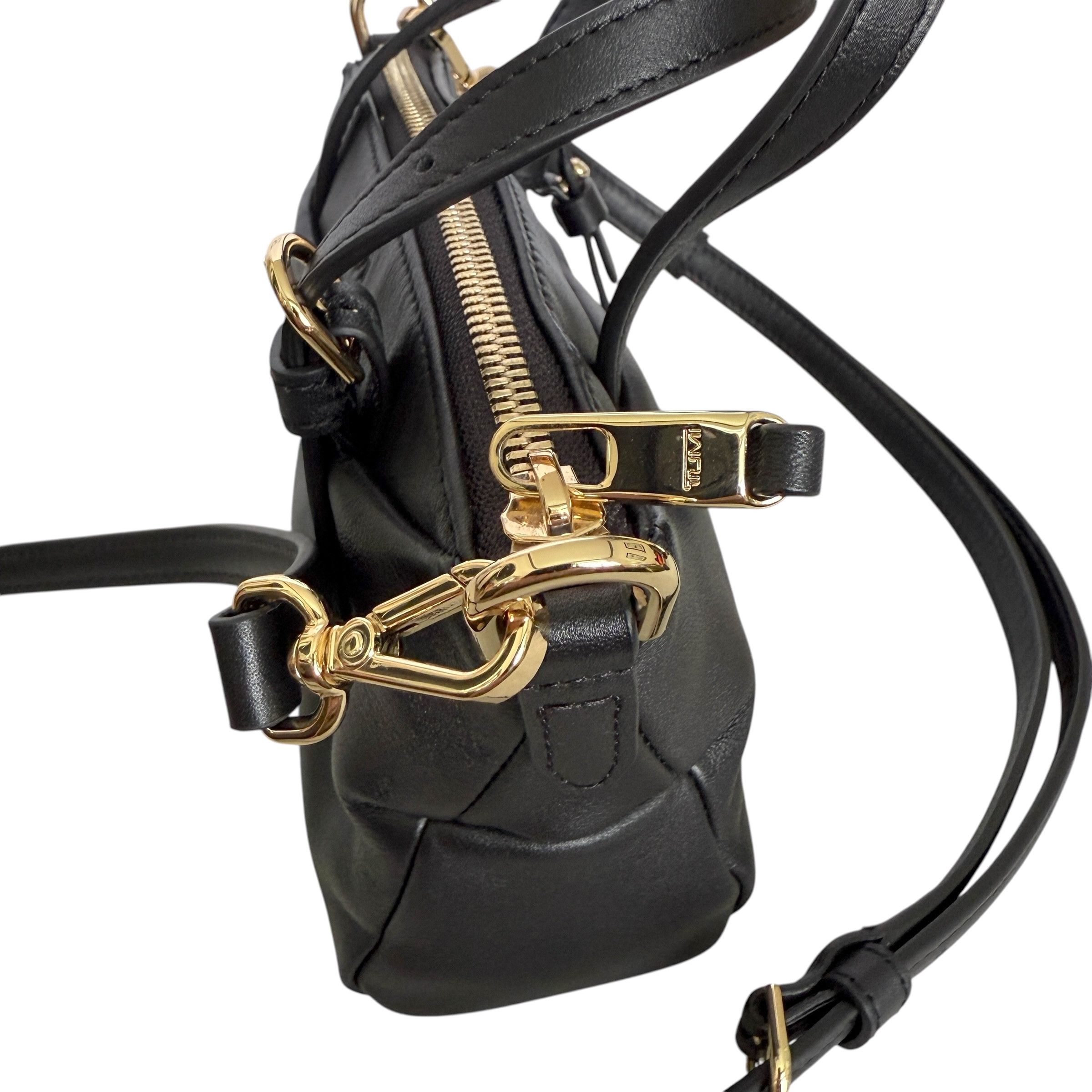 Tumi Tumi Voyageur Yuma Mini 100 Tote Bag - BLACK w/ GOLD Size ONE SIZE - 9 Thumbnail