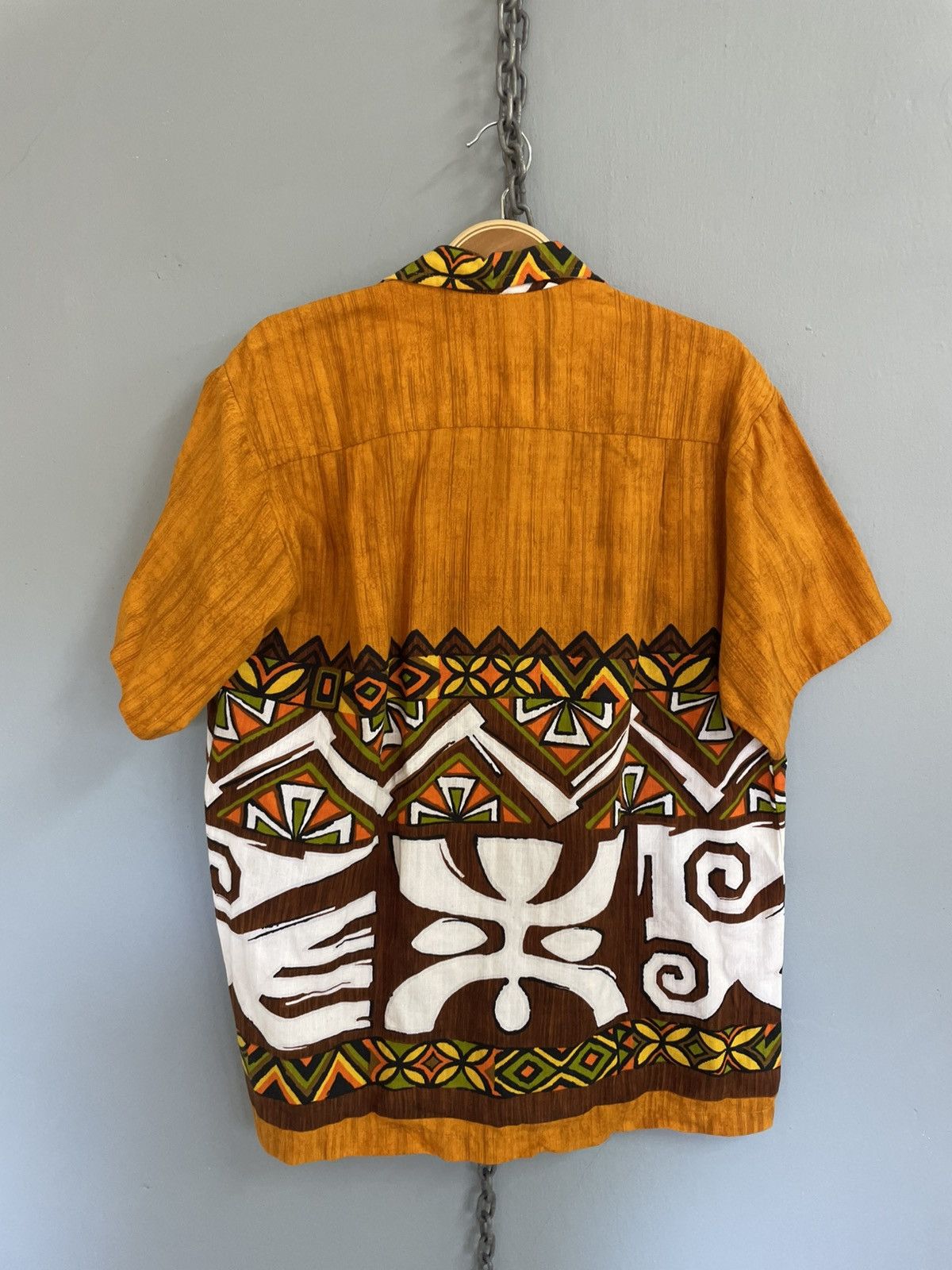 Vintage Vintage 60s Richard Douglas zip up Hawaiian shirt Size US M / EU 48-50 / 2 - 2 Thumbnail